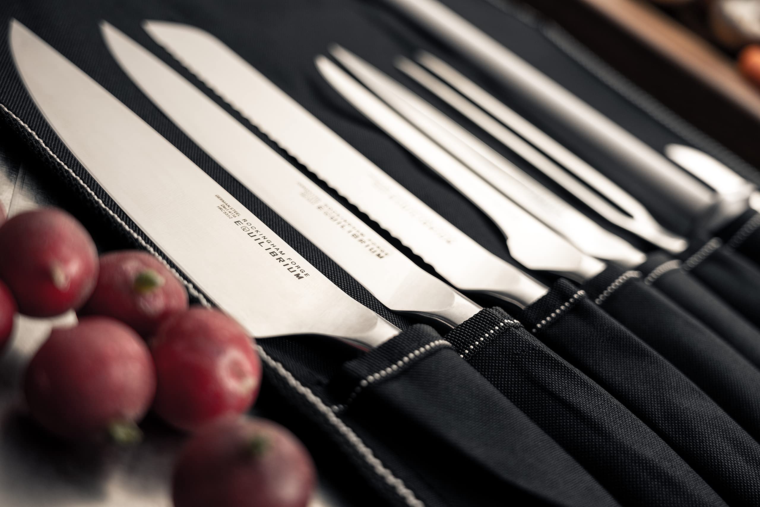 Premium Equilibrium Professional Chef’s Knife Set - 9-Piece Kitchen Knives with Shears & Knife Case (CS-1502/10) for Home Cooking, Restaurant Use & Culinary Gifts