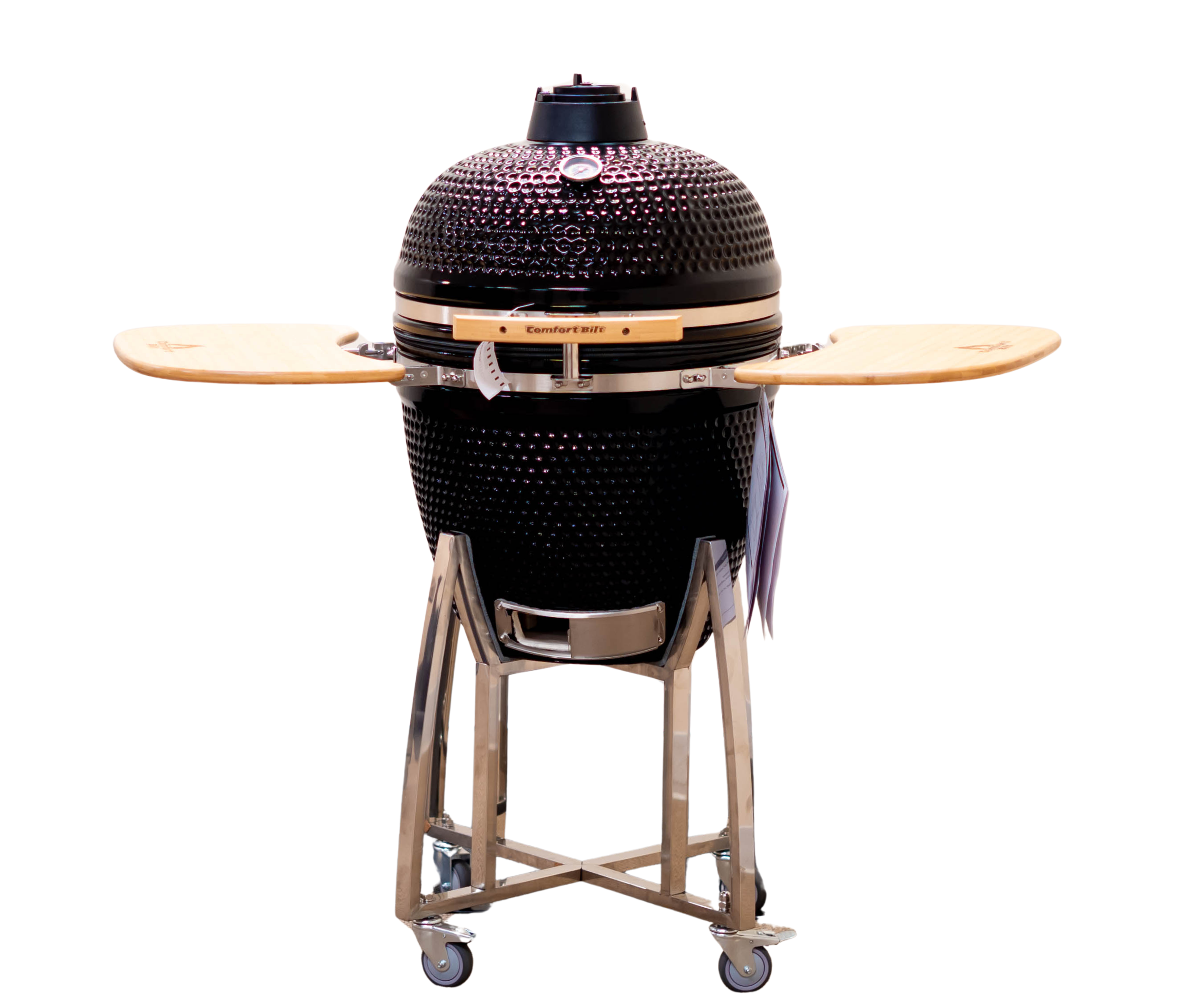 21 COALS by Comfortbilt Kamado Grill - Premium Ceramic Charcoal Grill in Black | Perfect for Backyard BBQs, Outdoor Cooking & Grilling Parties