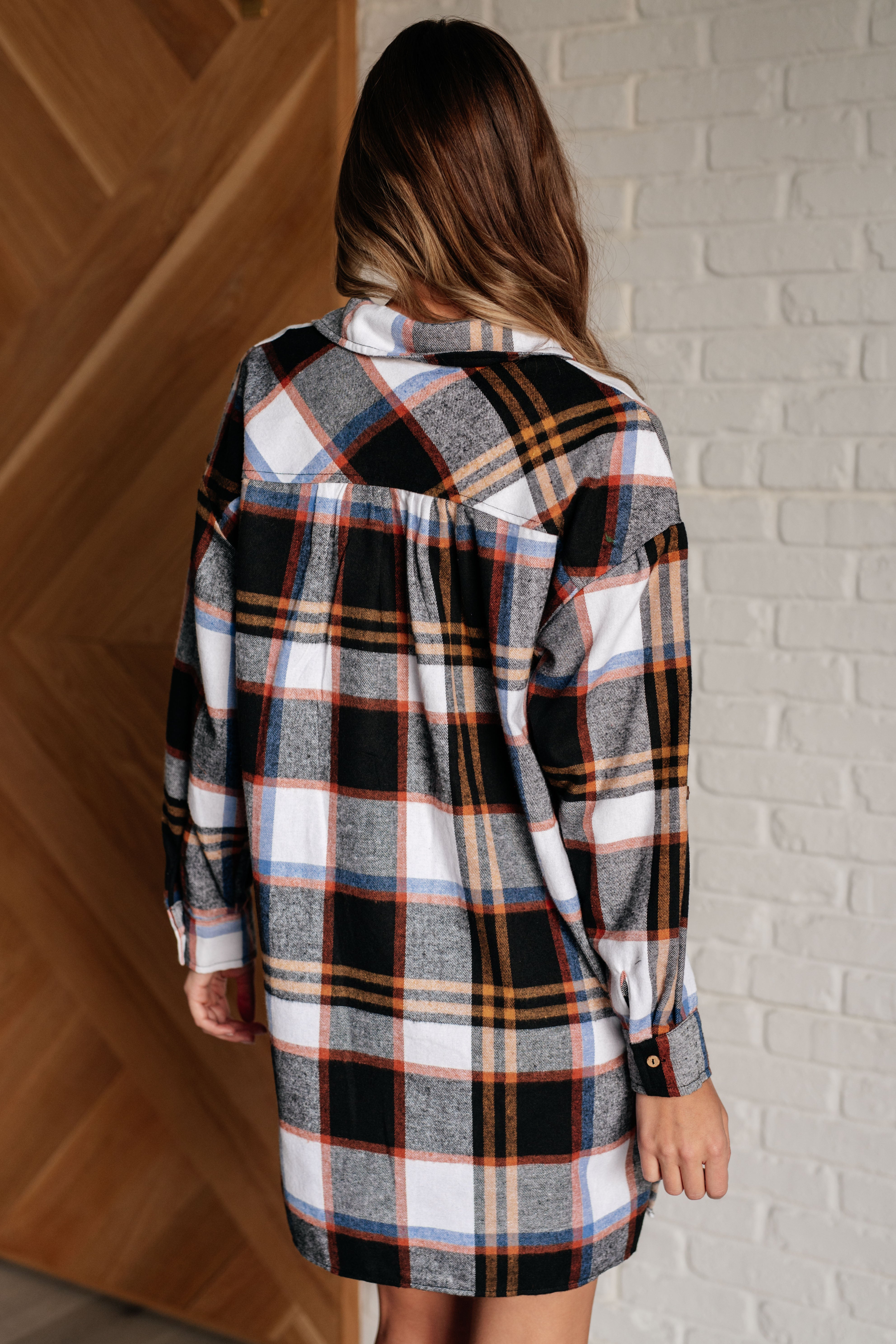 Stylish Plaid Shirt Dress for Women - Trendy Casual & Office Wear - Perfect for Fall Outfits, Date Nights and Layered Looks