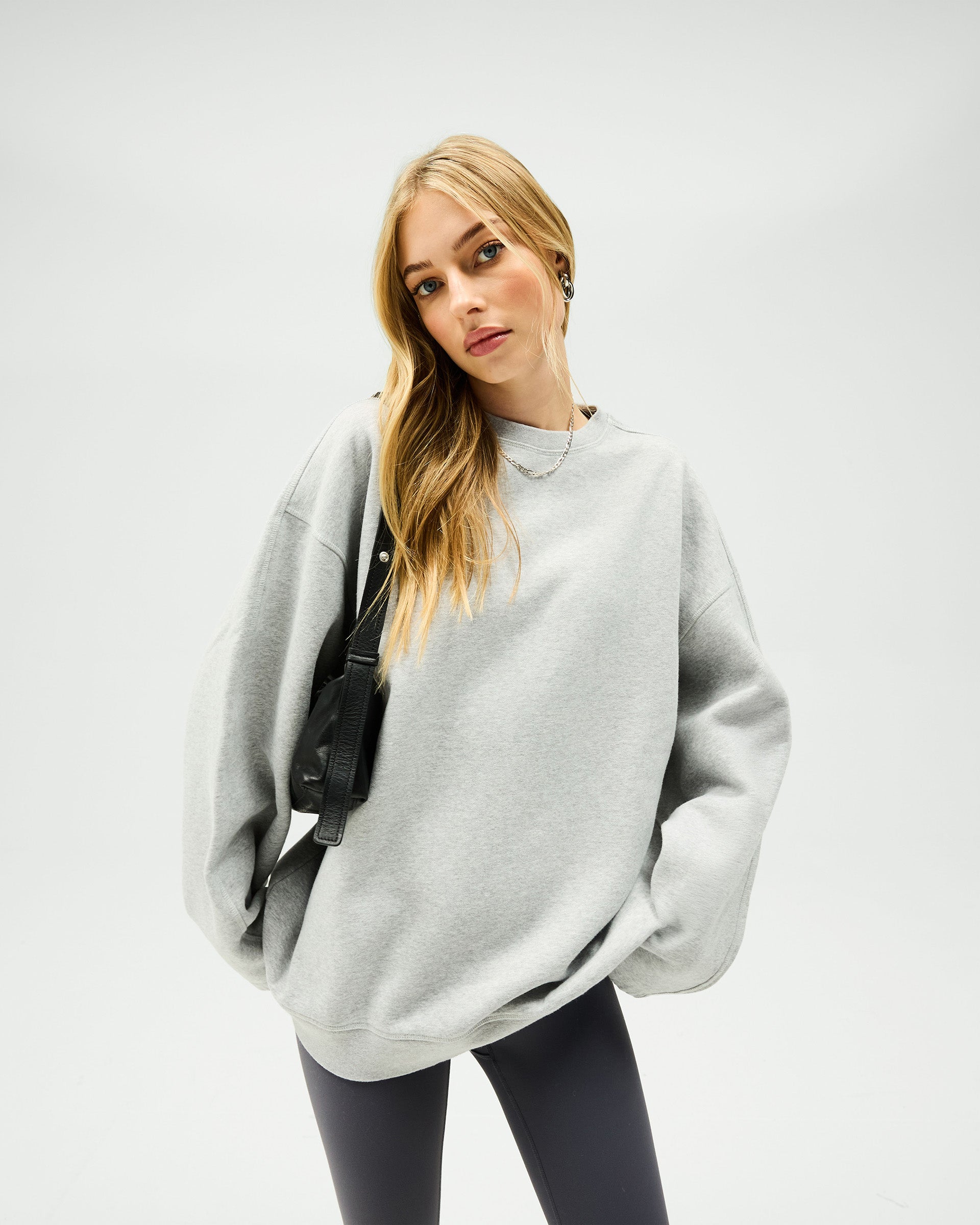 Owners Club Relaxed Sweater - Soft Grey Marl Pullover for Men & Women | Cozy Casual Wear for Fall & Winter
