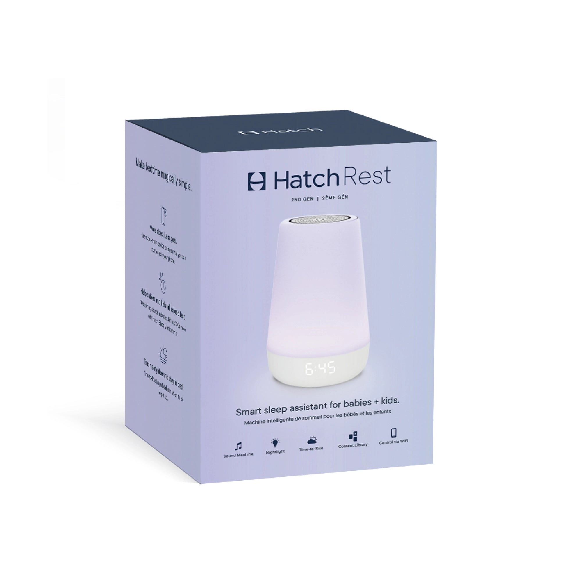 Hatch Rest 2nd Gen Night Light & Sound Machine for Baby Nursery - White Noise Soother with Timer for Sleep Training, Bedtime & Naptime