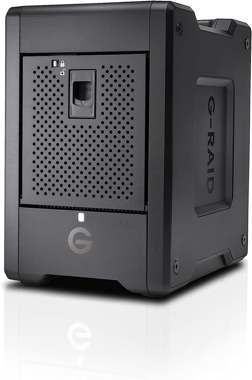SanDisk Professional 24TB G-RAID Shuttle 4 - High Performance 4-Bay External Hard Drive for Enterprise, Thunderbolt 3 & USB-C, Portable Storage Solution with Hardware RAID (SDPH34H-024T-NBAAB) - Ideal for Video Editing, Data Backup & Creative Professionals