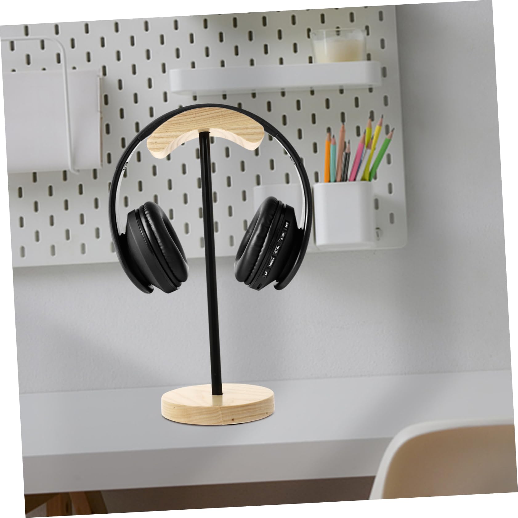 LIFKICH Metal Gaming Headphone Stand - Durable Headset Holder & Hanger for Desk Organization | Perfect for Gamers, Streamers & Home Office Setup