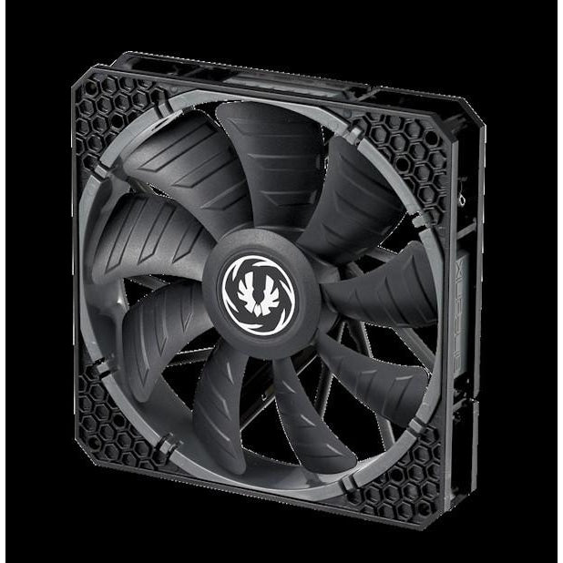 BitFenix Spectre Pro 140mm x 140mm x 25mm 12V High-Performance PC Cooling Fan - Black (BFF-SPRO-14025KK-RP) for Gaming PCs, Workstations & PC Case Airflow Optimization
