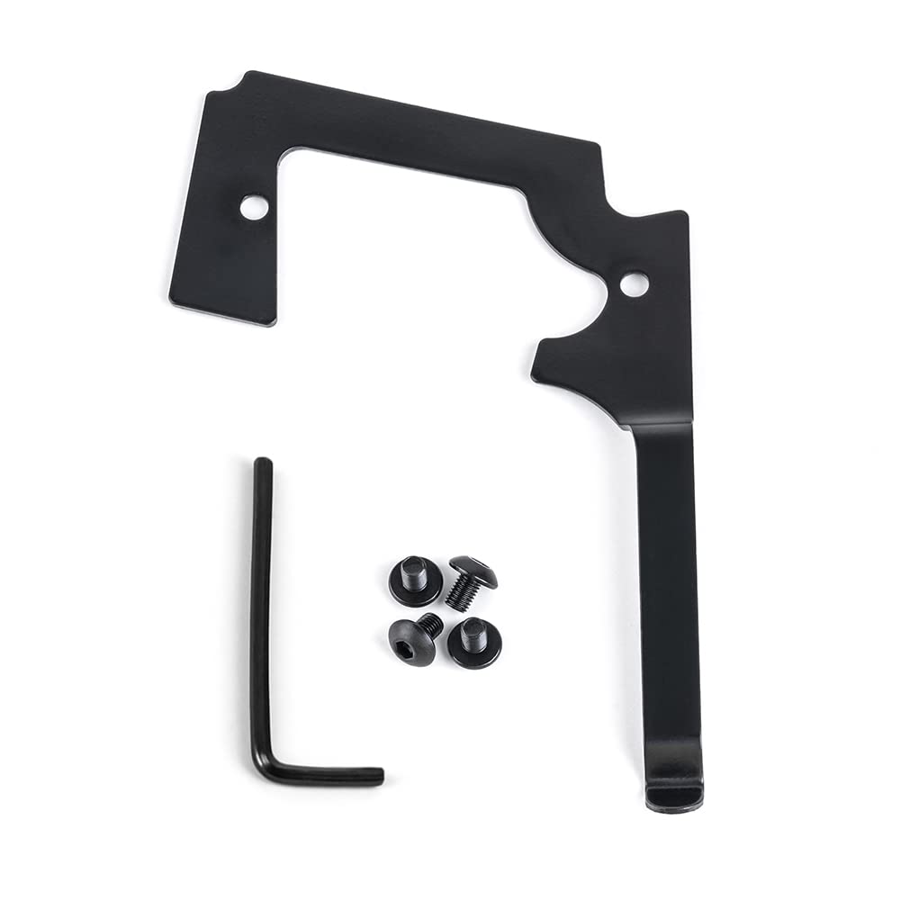 Low Profile Slim Gun Clip - IWB Minimalist Concealed Carry Holster for Pistols & Revolvers - Easy Installation & Adjustable Retention - Perfect for Everyday Carry, Concealed Carry & Tactical Use