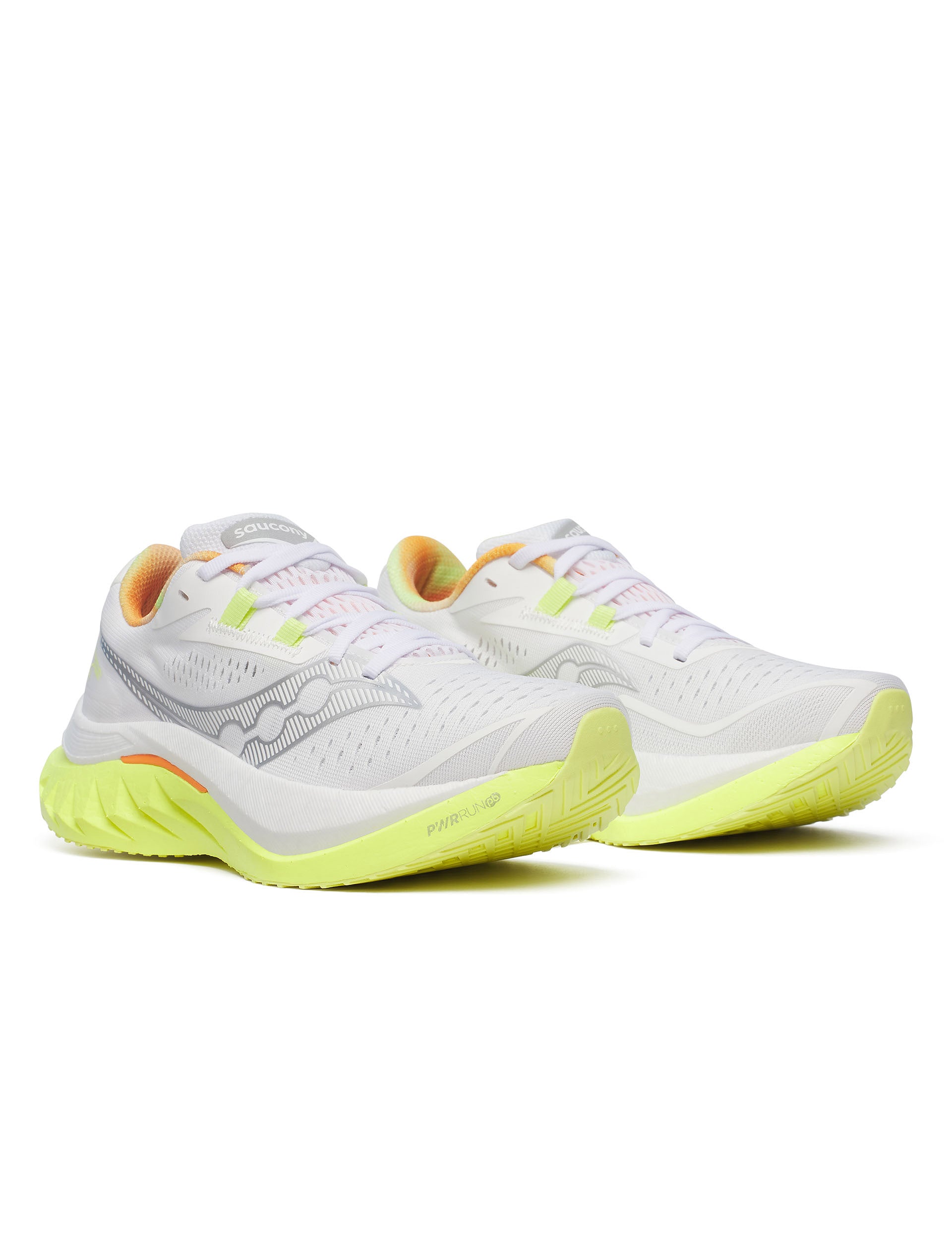 Endorphin Speed 4 Running Shoes - White/Sunny Color - Lightweight Cushioned for Marathon Training & Road Running