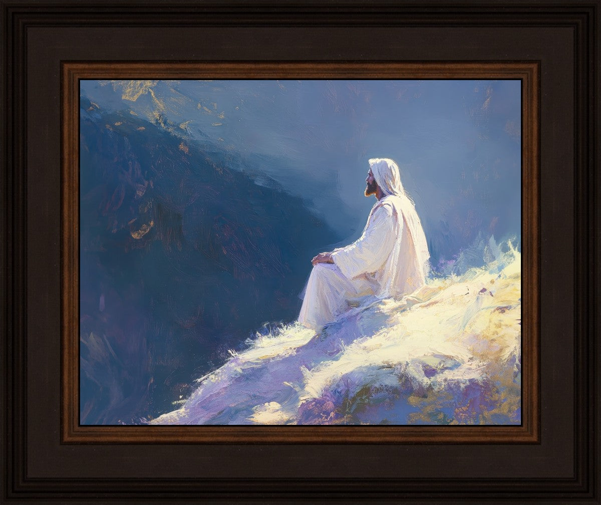 Contemplation By Justin Anna Culebro - Abstract Wall Art Painting for Home & Office Decor | Perfect for Living Room, Bedroom or Meditation Space