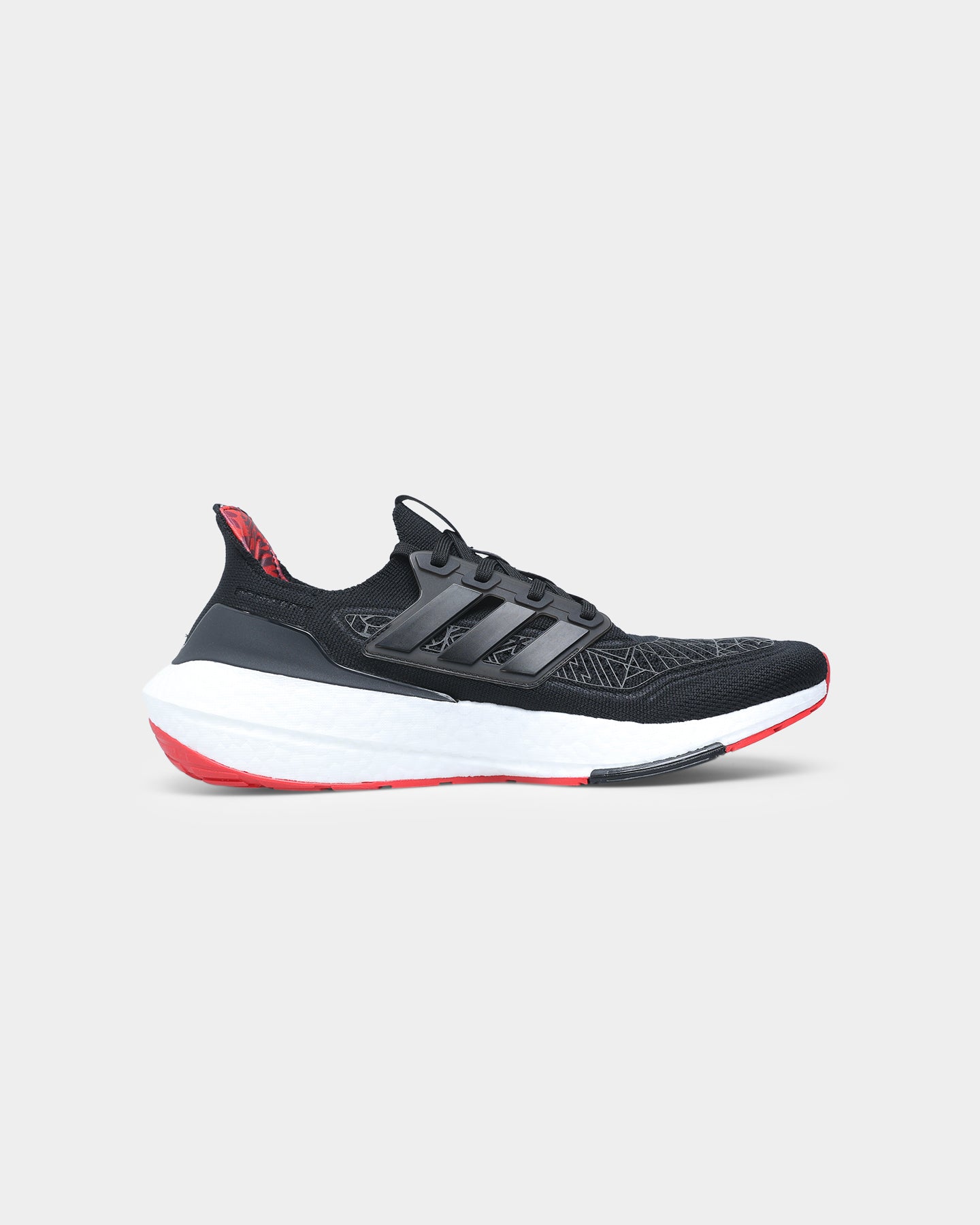 Adidas Ultraboost 21 Running Shoes - Core Black/Scarlet - Lightweight & Responsive for Men's Jogging, Gym Workouts & Daily Wear