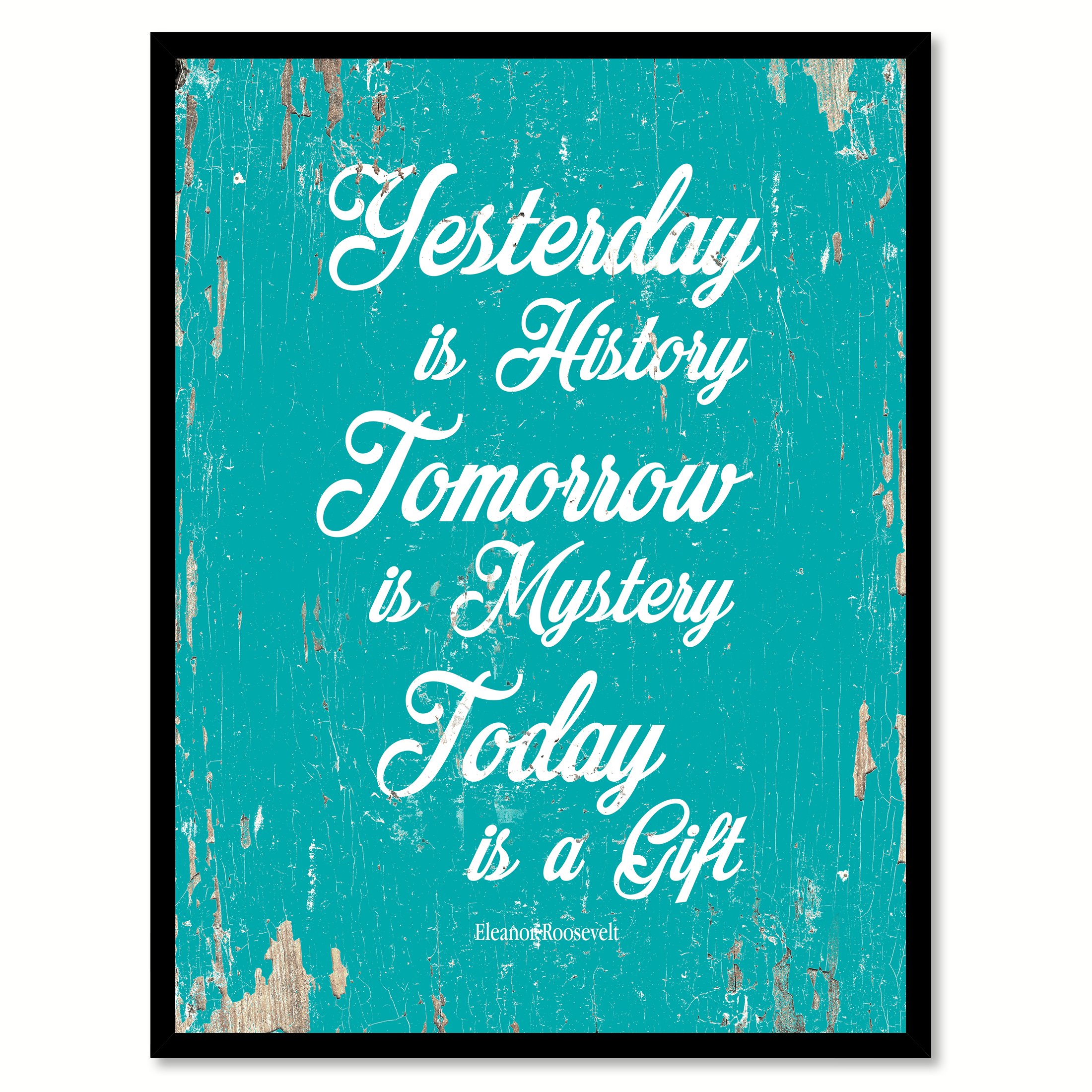 Handcrafted Aqua Canvas Print - 28
