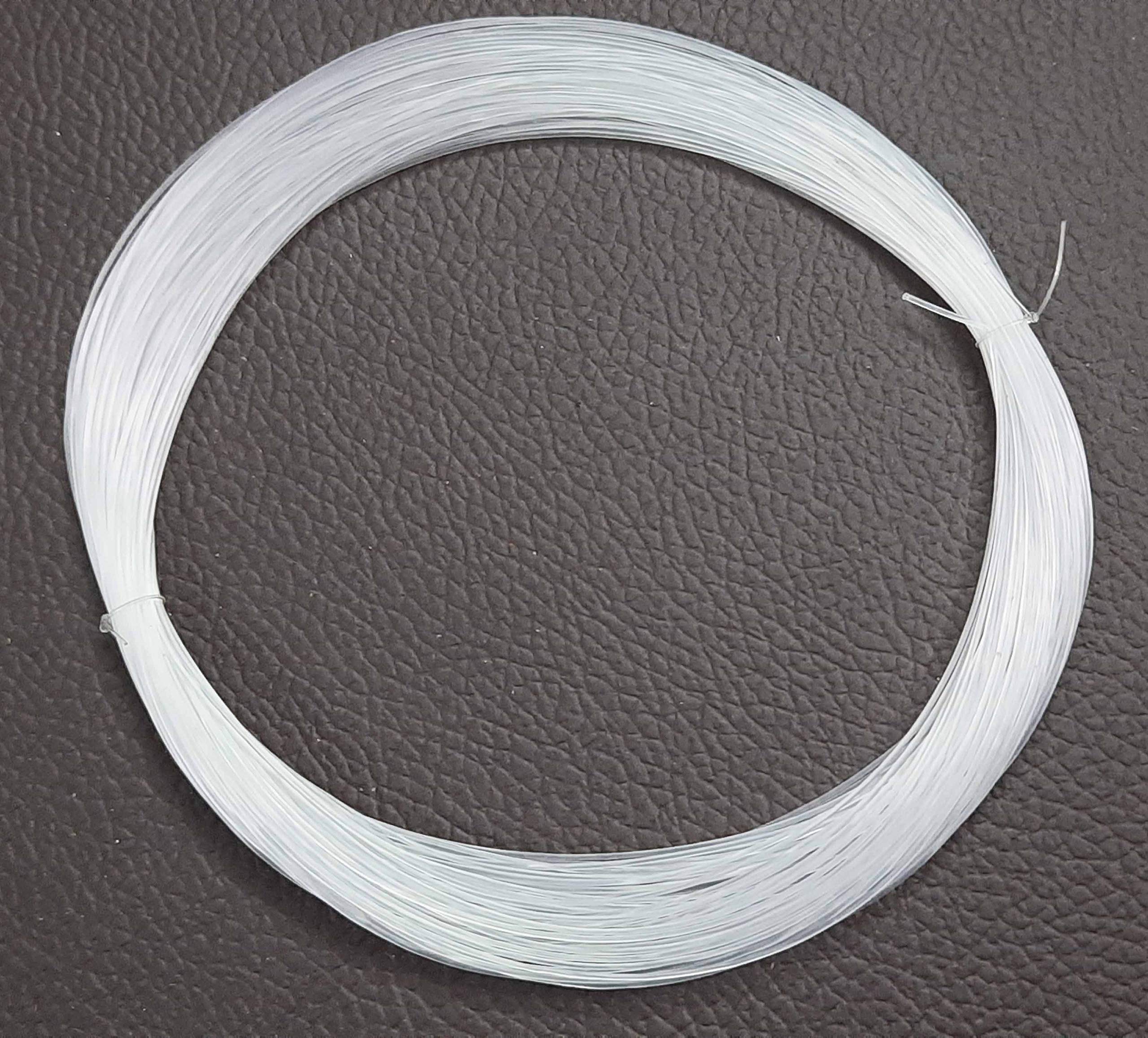 Premium 0.9mm Clear Plastic Fishing Line Wire - 12 Meters (2 Pack) for Jewelry Making, Beading, Bracelet Crafting & DIY Projects - Strong Transparent String for Necklaces, Earrings & Friendship Bracelets