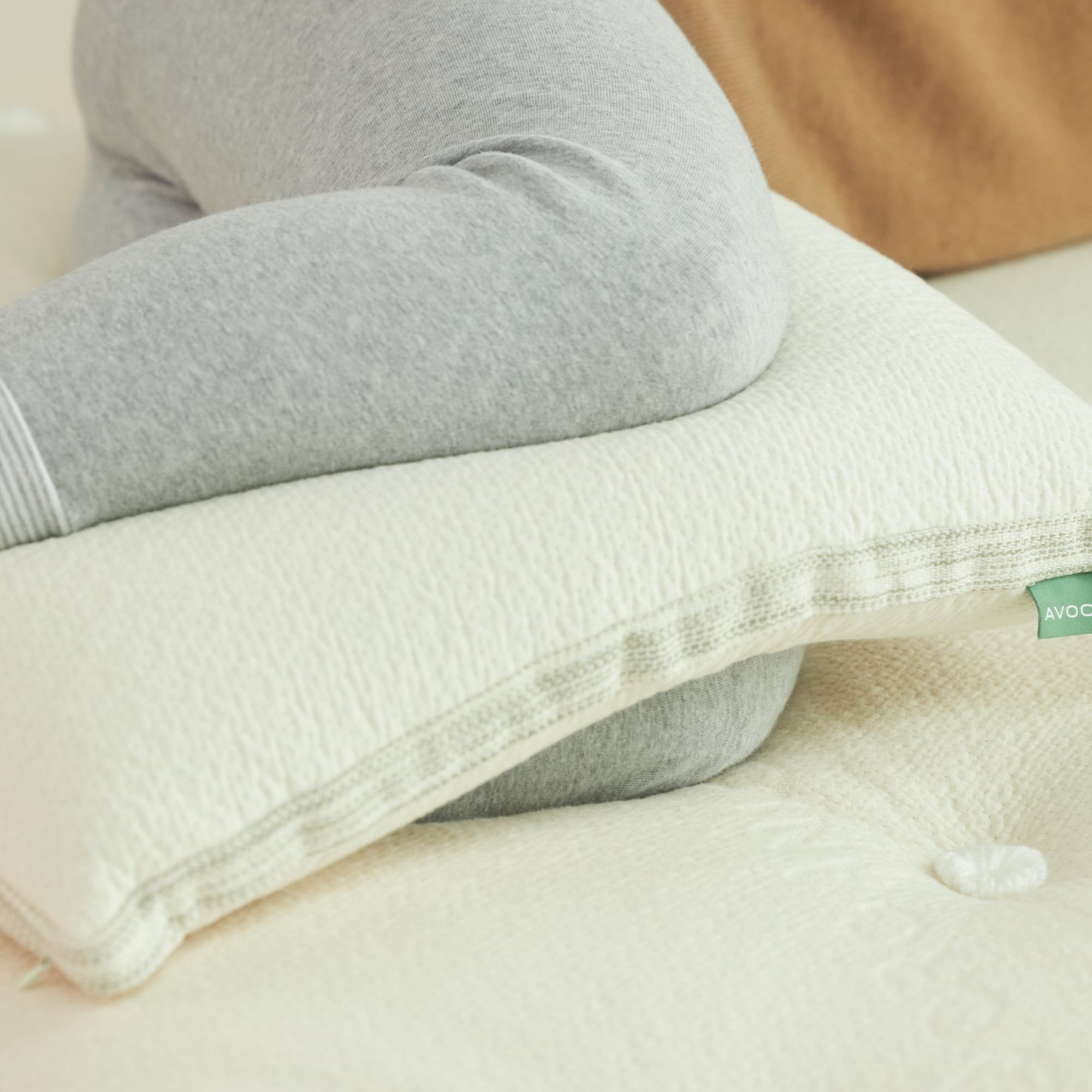 Mini Molded Latex Pillow for Neck & Back Support - Hypoallergenic & Comfortable Travel & Bed Pillow