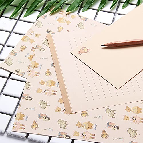81-Piece Stationery Paper and Envelopes Set - 54 Writing Papers & 27 Envelopes - 9 Unique Designs for Letters, Thank You Cards & Office Correspondence - Perfect for Home, School & Business Use