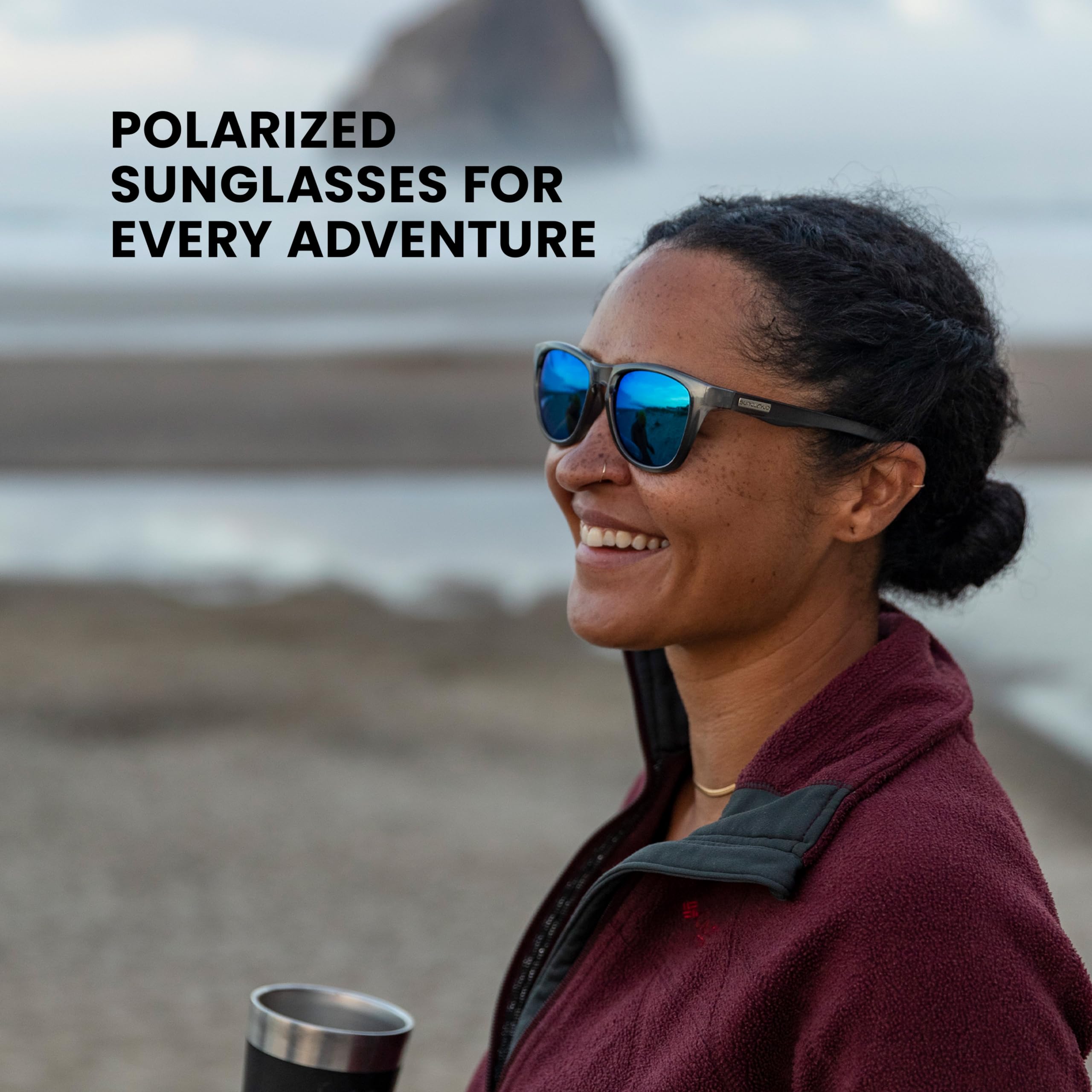 Suncloud Topsail Polarized Sunglasses for Men & Women - 100% UV Protection, Comfortable Fit & Trendy Design - Perfect for Driving, Beach, Outdoor Sports & Everyday Wear