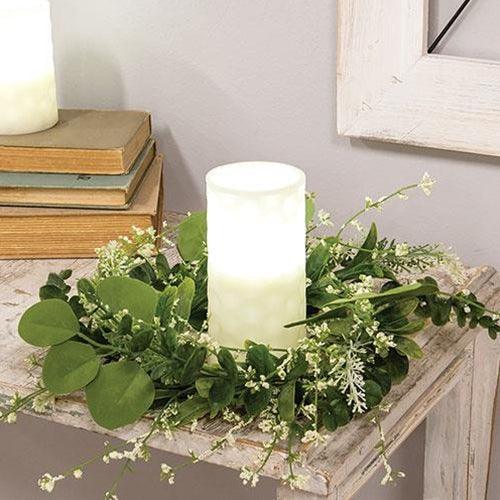 Baby's Breath & Lush Eucalyptus Wedding Ring - Floral Hair Crown for Brides, Flower Girls & Boho Bridal Accessories - Perfect for Weddings, Photo Shoots & Special Occasions