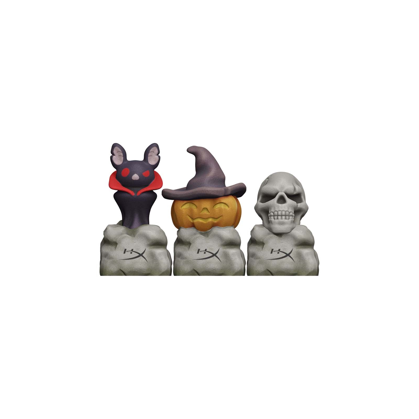 HX3D Custom Keycaps - Spooky Halloween Themed Mechanical Keyboard Keycap Set for Gaming & Typing - Perfect for Halloween Decor & Gamer Gifts