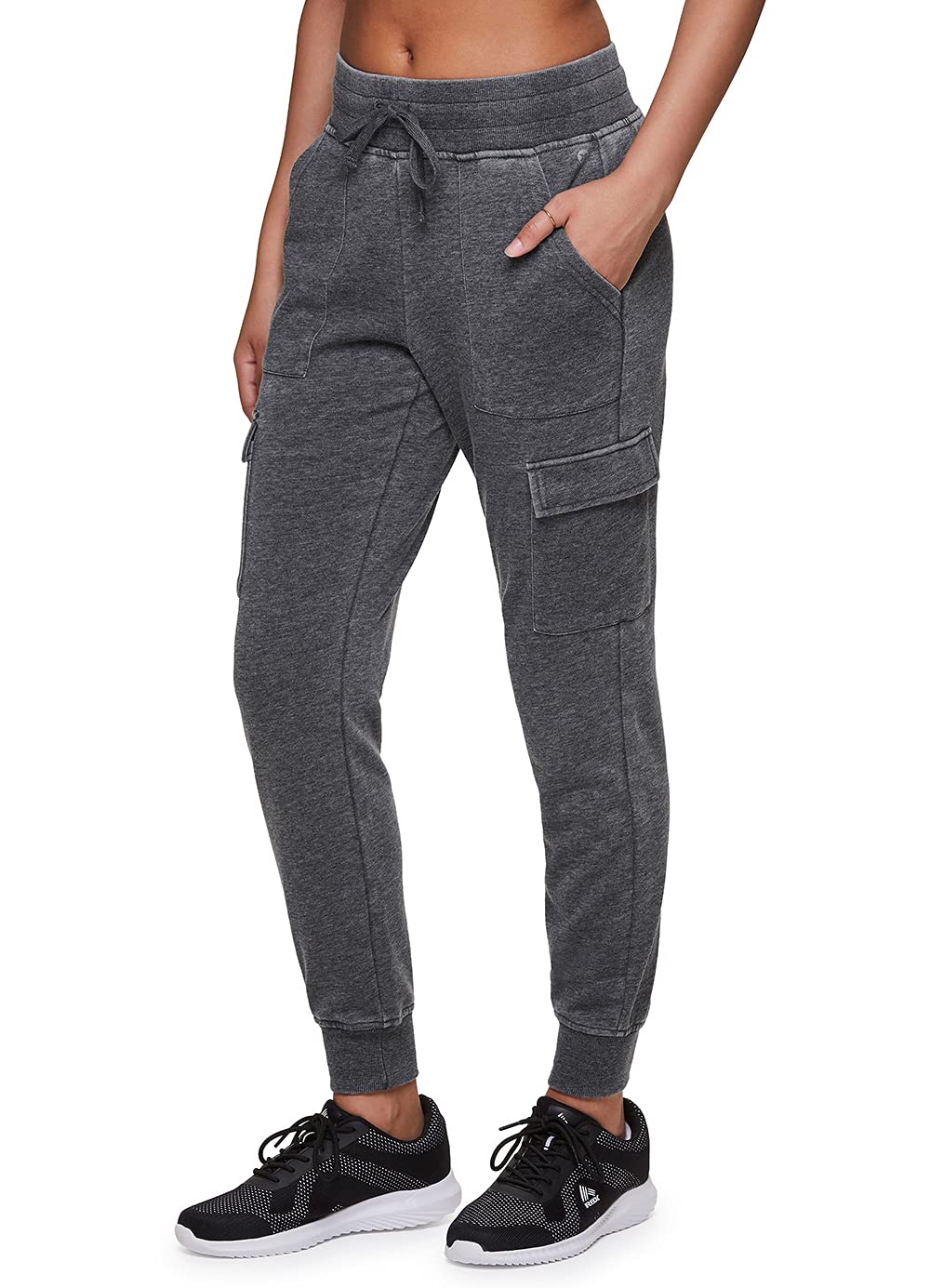 RBX Active Women's Lightweight French Terry Jogger Sweatpants with Pockets - Comfortable Lounge Pants for Yoga, Running & Casual Wear