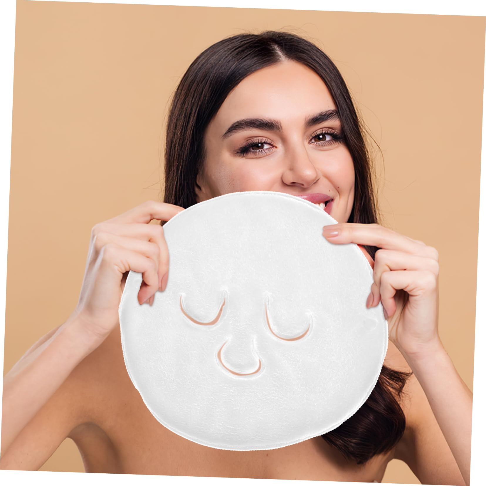 2 Pack Soft Fleece Face Mask Towels - Hot & Cold Compress for Facial Care, Skincare & Relaxation | Perfect for Spa, Beauty Treatments & Home Self-Care Routines