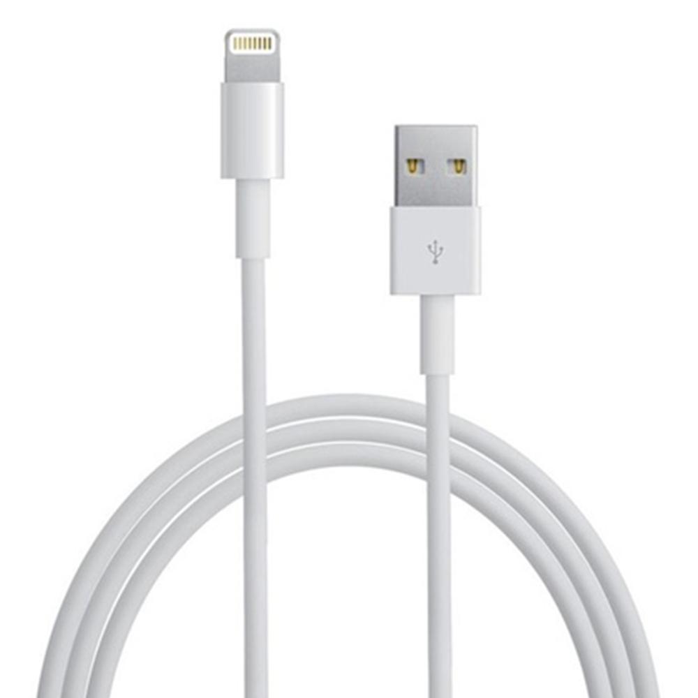 Original Apple MD819AM/A OEM Lightning to USB Cable (2.0m/6.6ft) - Fast Charging & Sync for iPhone 14/13/12/11/X/8/7 - Durable Braided Cord for Home, Car & Office Use