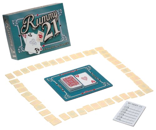 Winning Moves Rummy 21 Card Game - Classic Family Card Game for Adults & Kids - Perfect for Game Nights, Parties & Travel