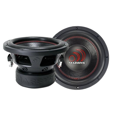 Massive Audio GTX122 - High Performance 12-Inch Car Subwoofer for Deep Bass | Perfect for Car Audio Systems, Home Theaters & Party Speakers