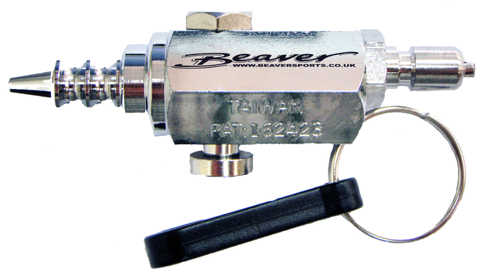Beaver Air Inflation Gun - High Pressure Tire Inflator with Gauge for Cars, Bikes, Motorcycles - Perfect for Road Trips, Camping & Emergency Use