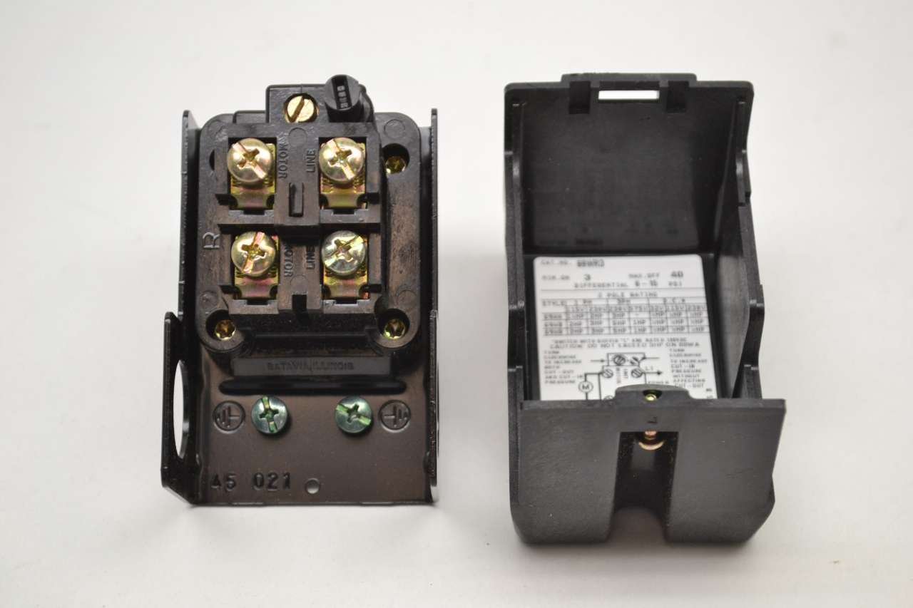Siemens Furnas 69WR3 Pressure Switch - Heavy Duty Industrial Grade for HVAC, Compressors & Pump Control Systems | Reliable Pressure Regulation for Air & Water Applications