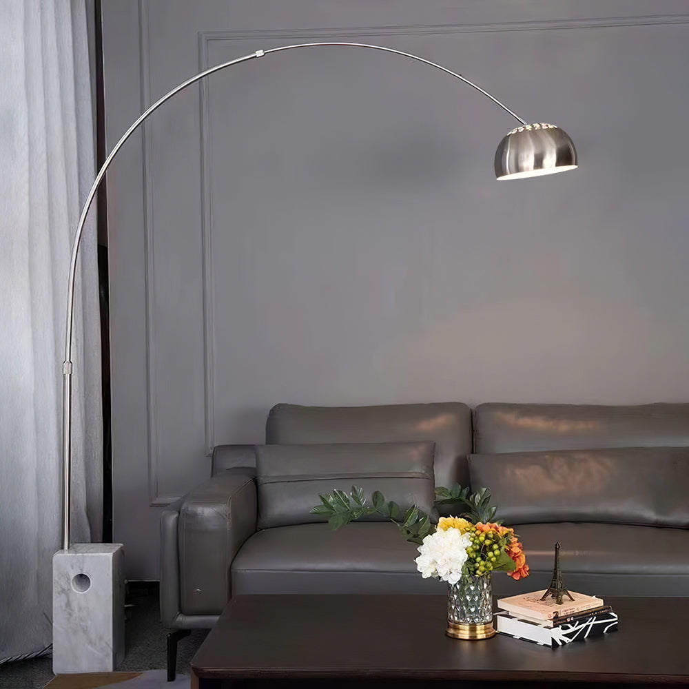 Arcadia Luxe Modern Floor Lamp - Adjustable Brightness LED Standing Light for Living Room, Bedroom & Office - Elegant Home Decor Lighting Fixture