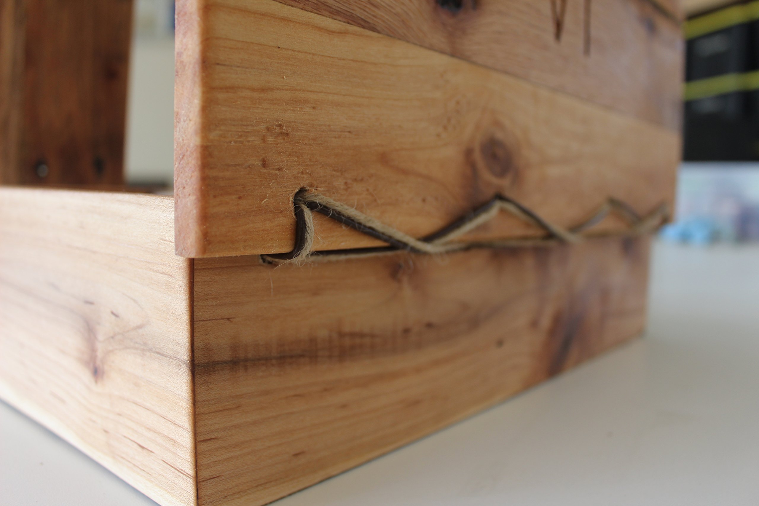 Premium Wooden Watch Box for Men - Luxury Watch Storage Organizer with Glass Top, Perfect Gift for Watch Collectors, Father's Day, Graduation | Rustic Chic Design for Dresser & Nightstand Display