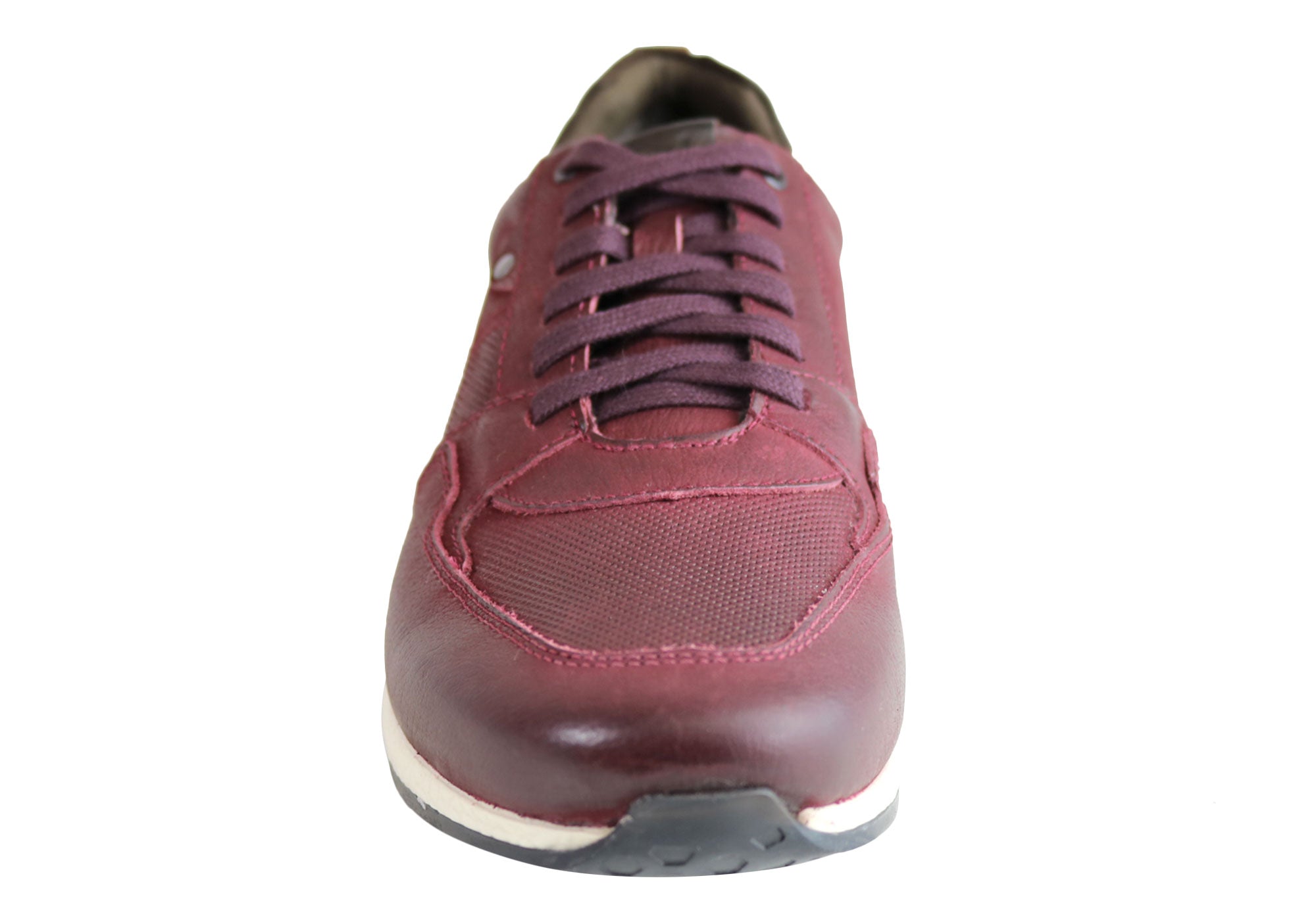 Ferricelli Oscar Men's Genuine Leather Lace-Up Casual Shoes - Handcrafted in Brazil - Perfect for Office, Dating & Everyday Wear