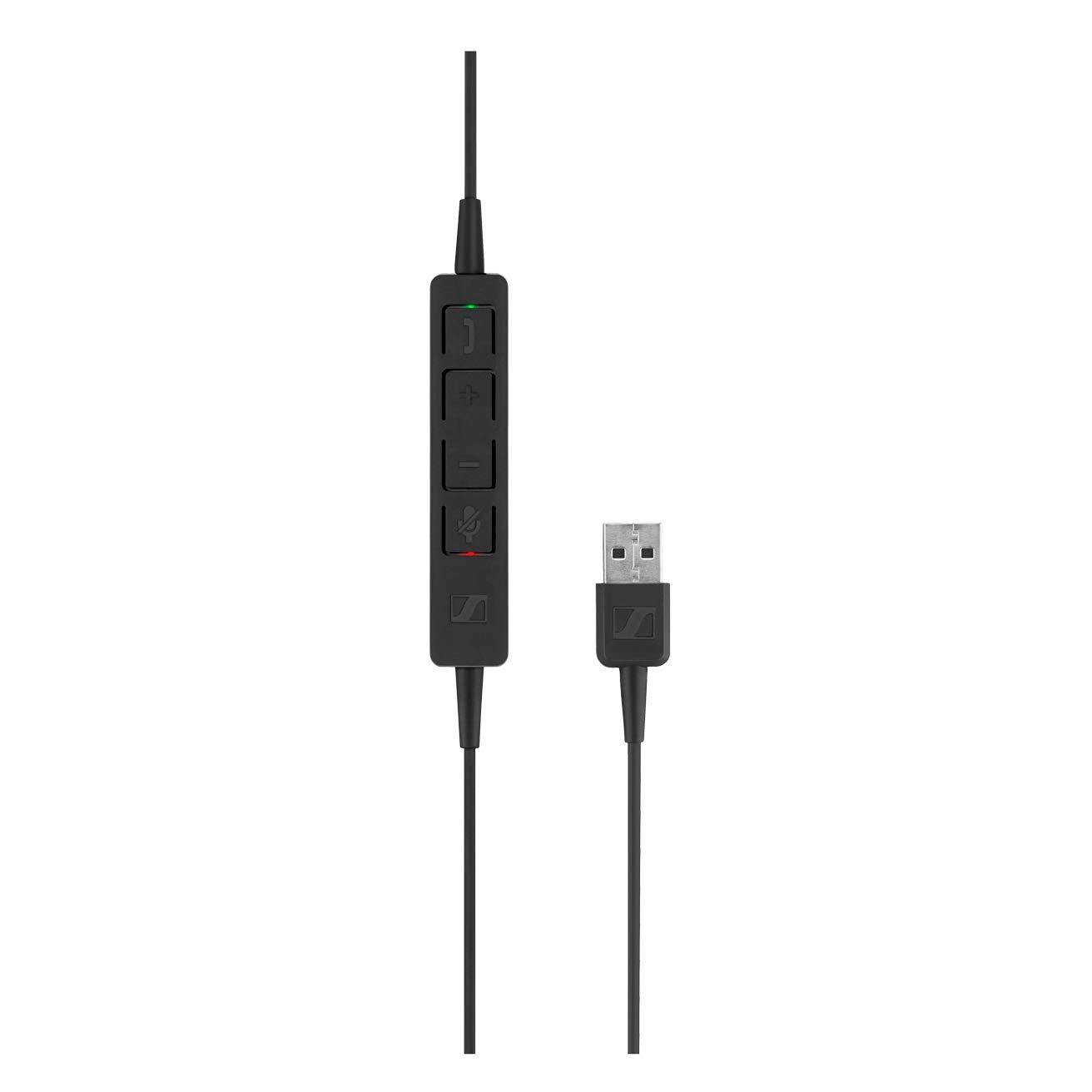 SENNHEISER SC 135 USB Professional Monaural Headset - HD Stereo Sound & Noise-Canceling Mic for Business Calls, Webinars, and Remote Work (Black, USB Connector)