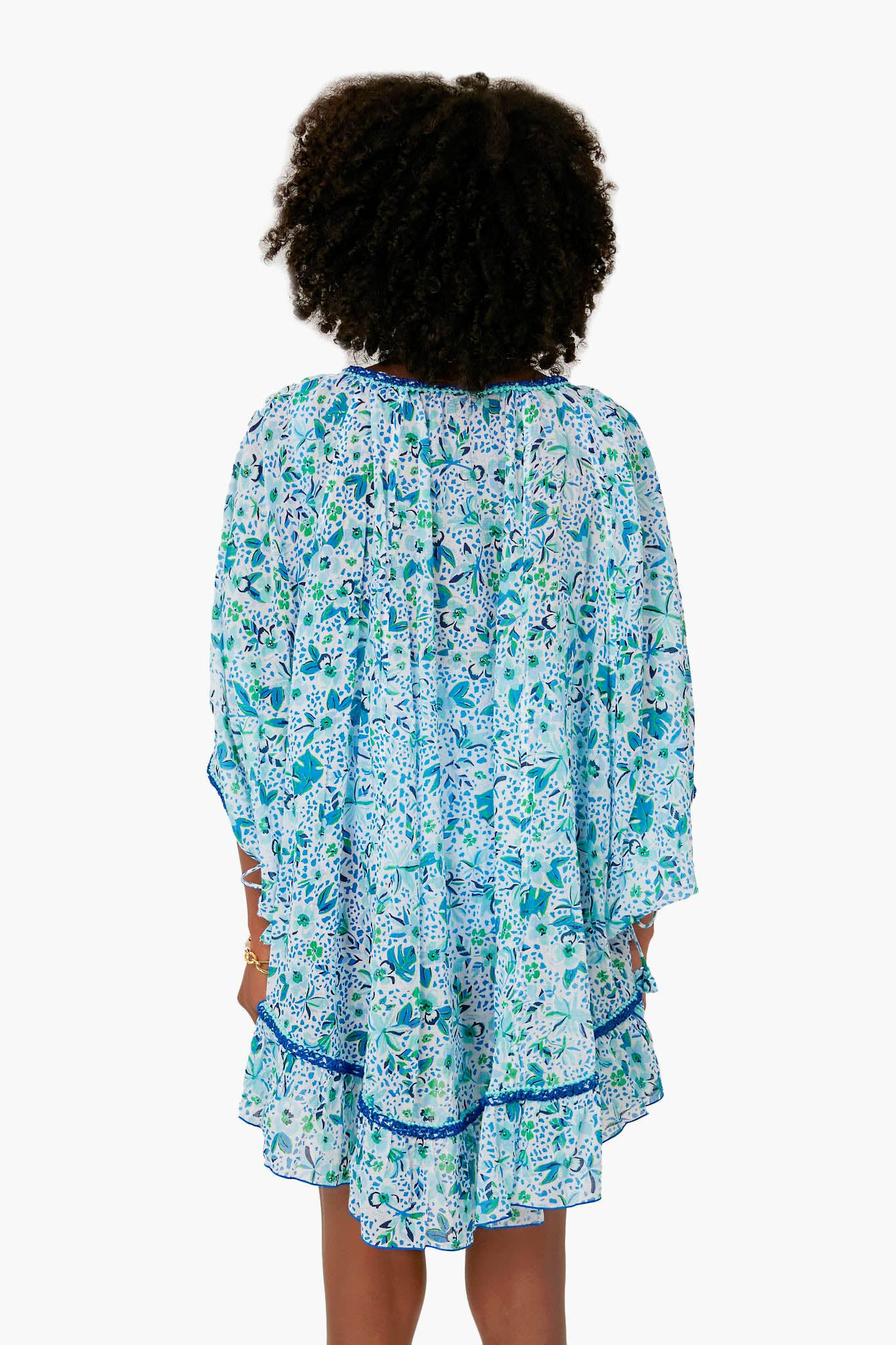 Blue Monaco Bobo Poncho - Stylish & Comfortable Women's Cape for Outdoor, Travel & Casual Wear