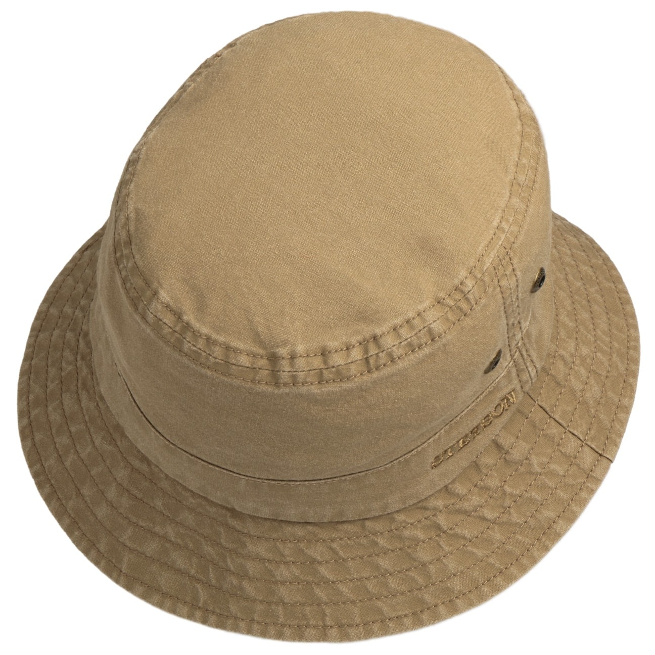 Stetson Delave Cotton Hat for Men & Women - Breathable Summer Sun Hat for Outdoor, Beach, and Travel - Stylish Unisex Wide Brim Hat for UV Protection