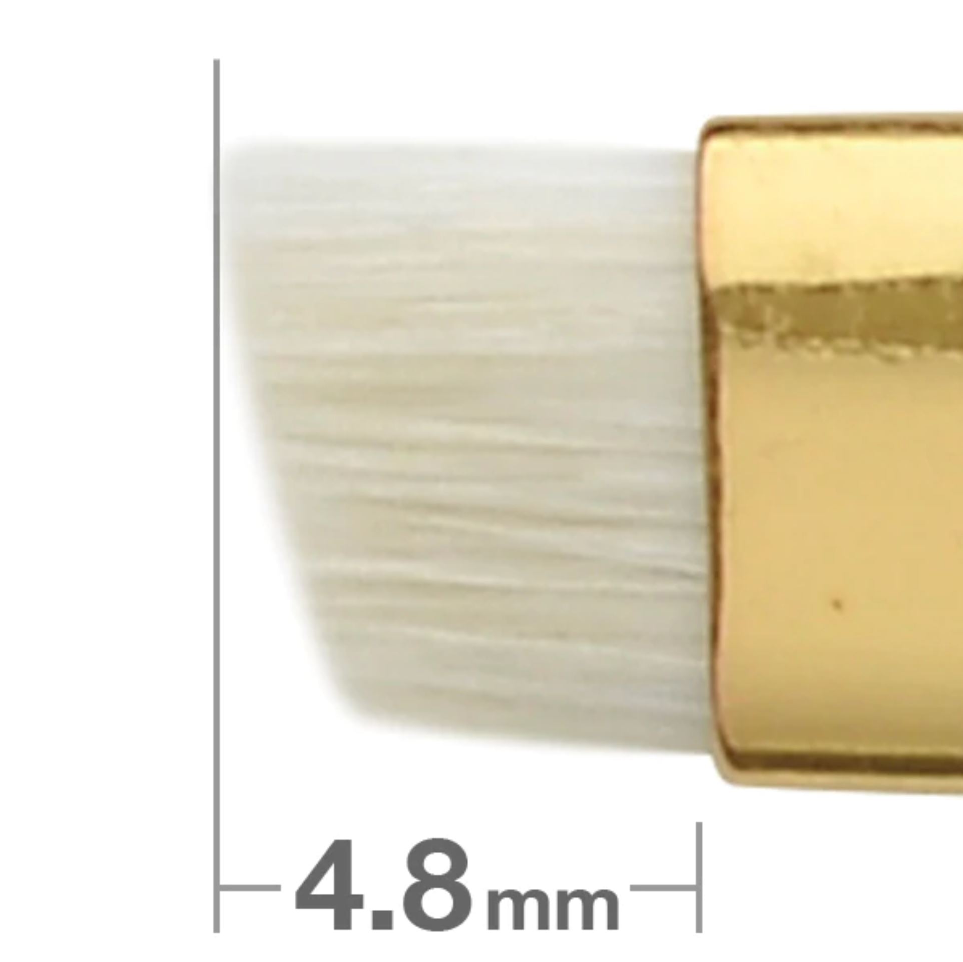 S163HSBk Professional Angled Eyebrow Brush [HC0116] - Perfect for Precise Brow Shaping, Makeup Application & Salon Use