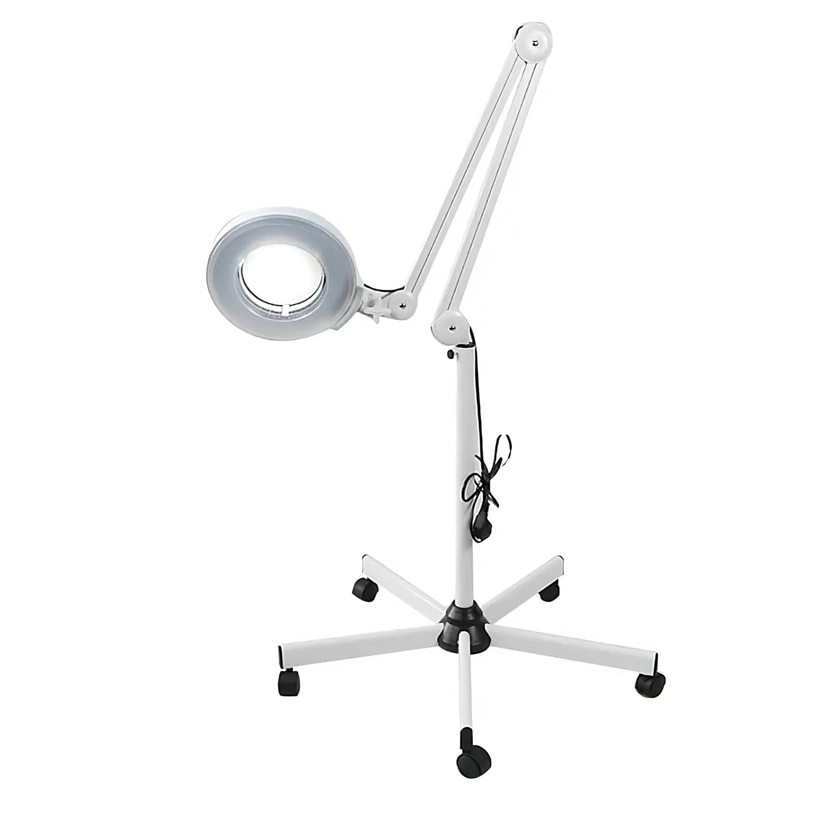 Dermalogic LED Magnifying Lamp with 5-Star Base - Bright Adjustable Light for Reading, Crafts & Makeup - Perfect for Home, Salon & Office Use