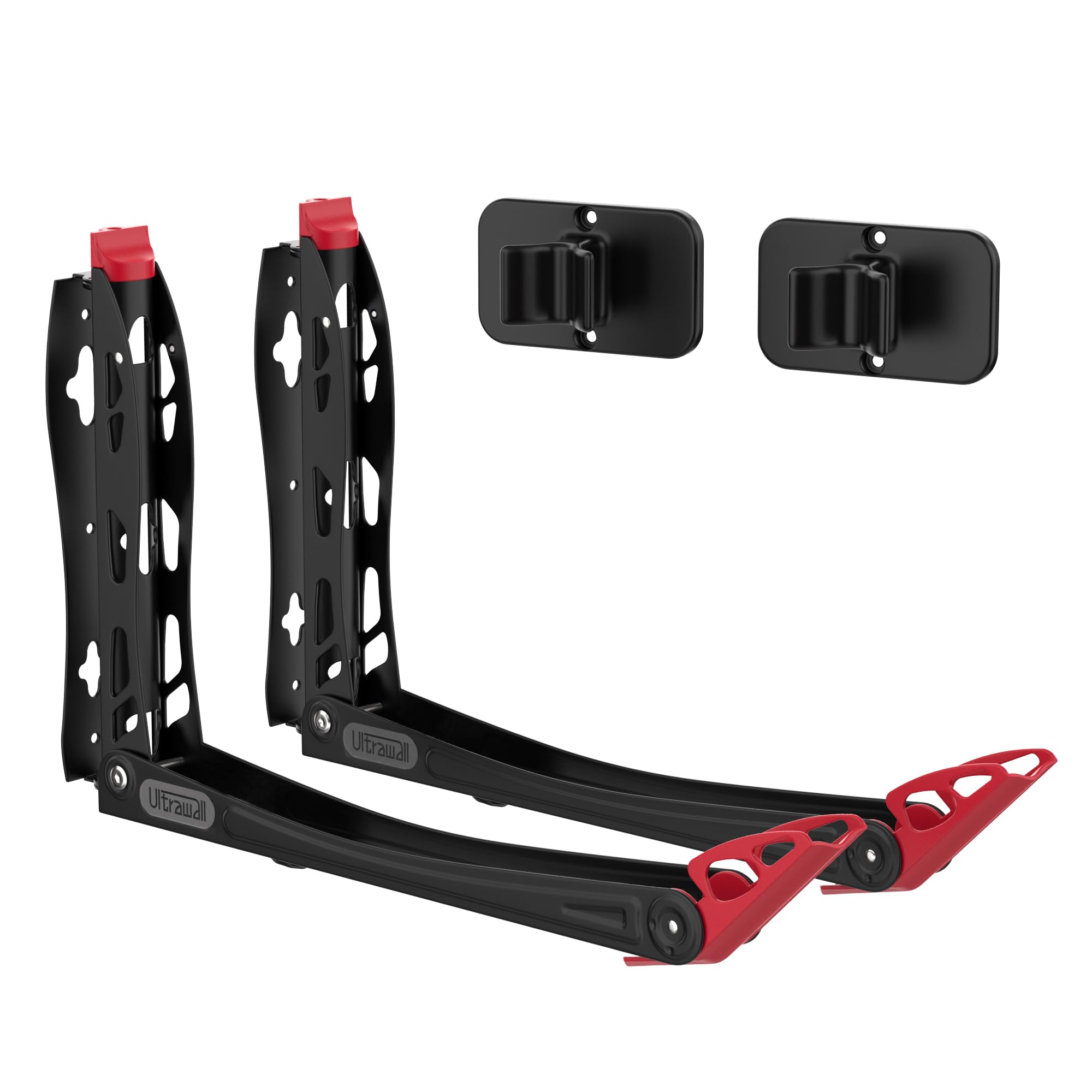 Ultrawall BIKEPAL Swivel Bike Racks - Space Saving Wall Mounted Bicycle Storage for Home & Garage (2 Pack) - Perfect for Small Apartments, Urban Living & Organized Bike Storage