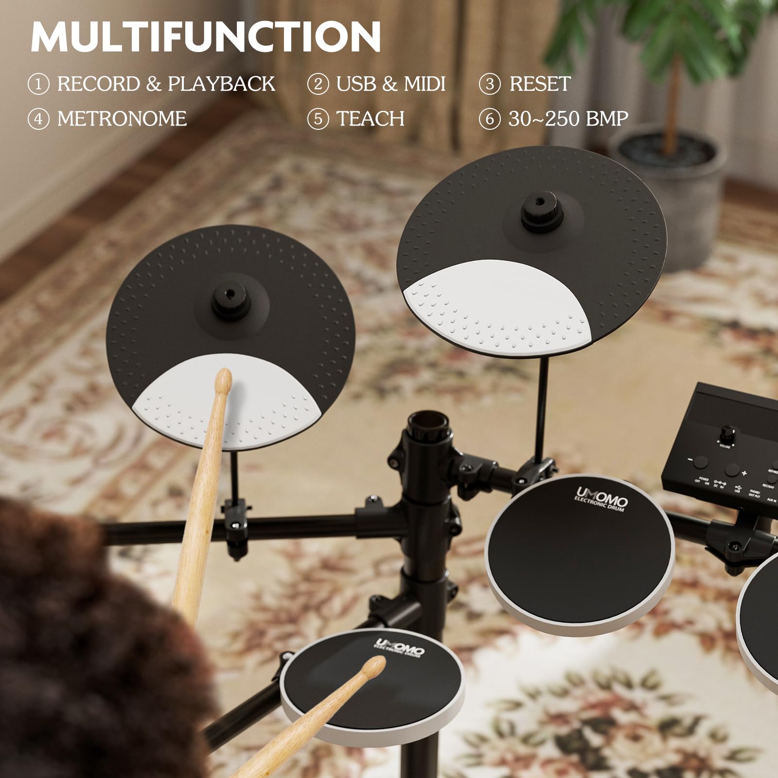 UMOMO Electric Drum Kit - 10