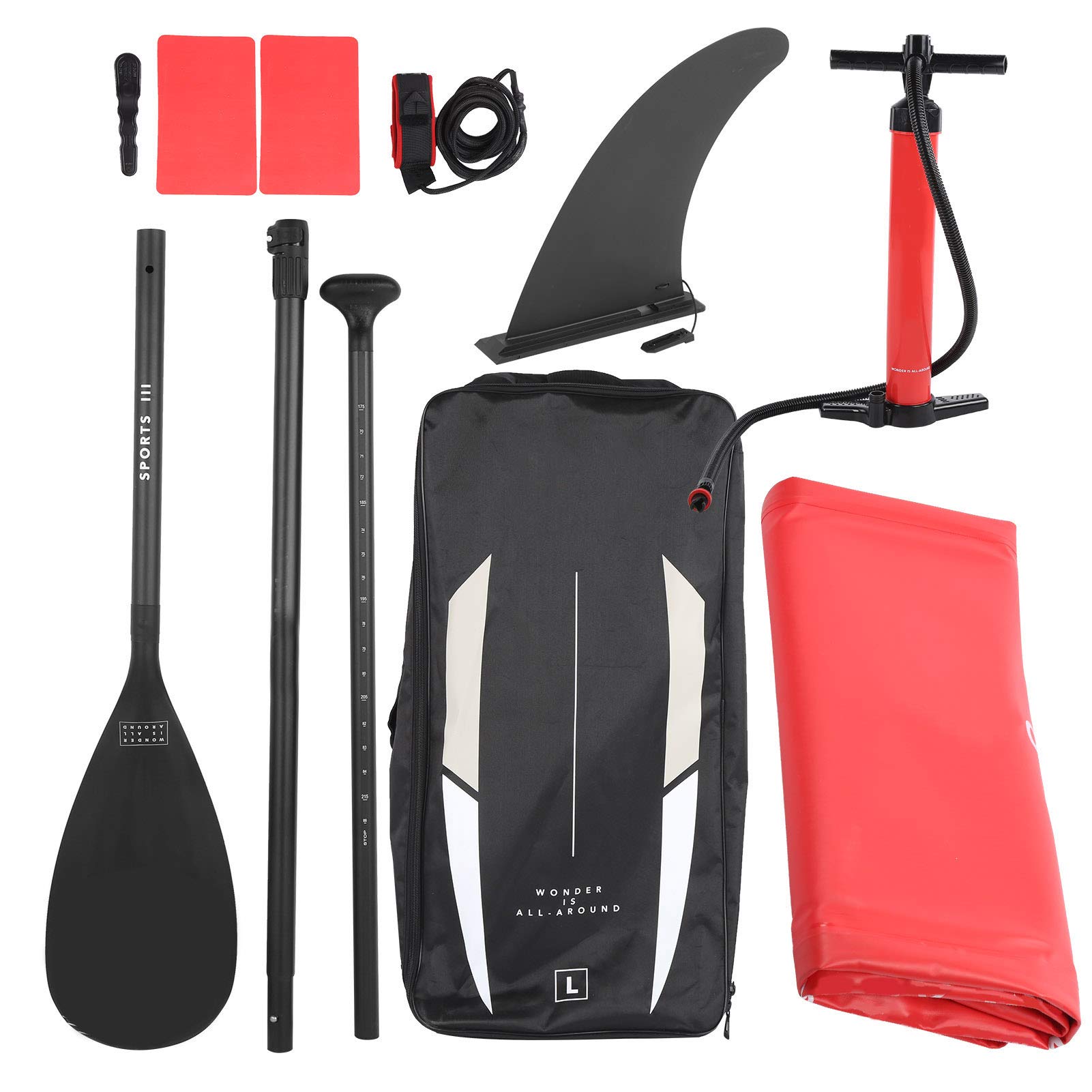 VGEBY Inflatable Kayak & Stand Up Paddle Board Set - Lightweight SUP for Surfing, Rowing & Drifting | Includes Paddle, Pump & Accessories | Perfect for Lakes, Rivers & Ocean Adventures