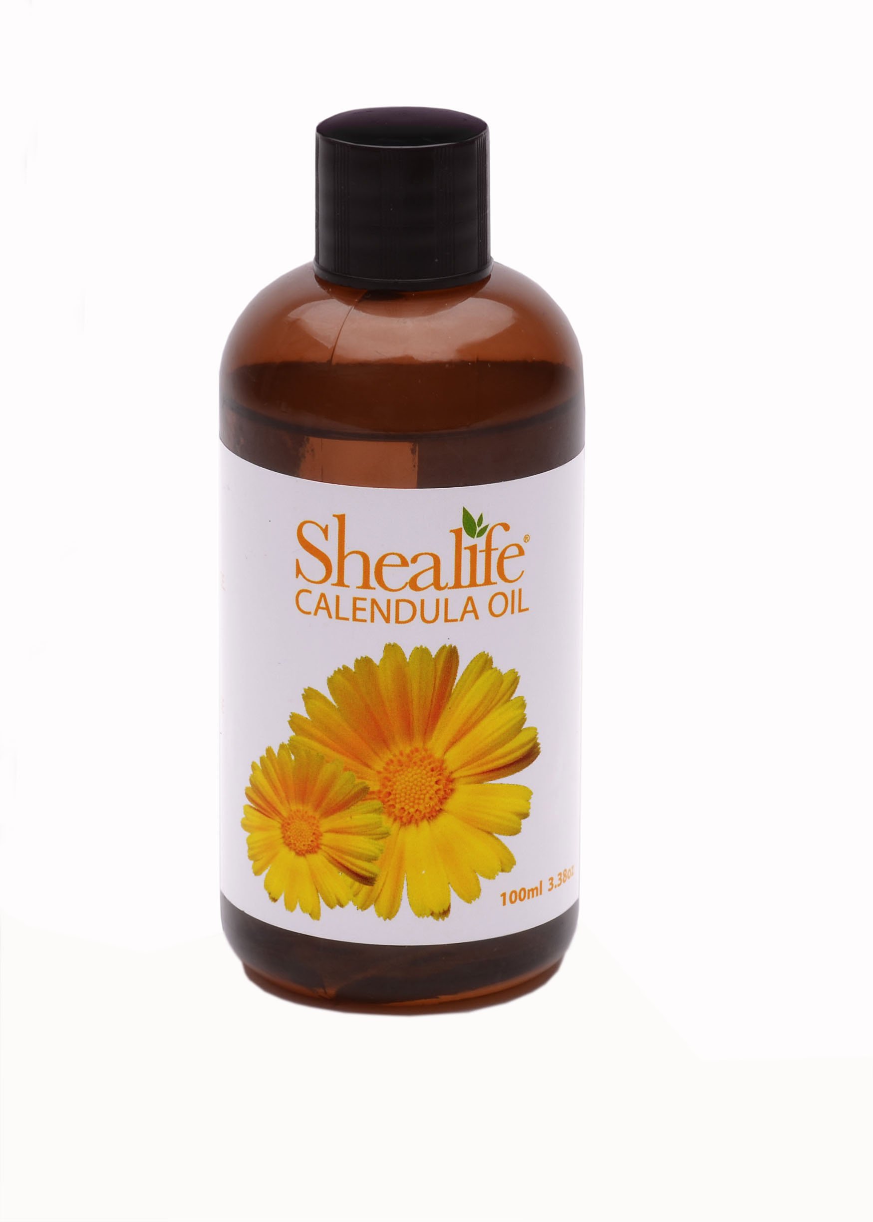 Shealife 100% Pure Calendula Oil - 100ml Organic Skin Care for Face, Body & Hair - Soothing Moisturizer for Dry Skin, Eczema & Sunburn Relief