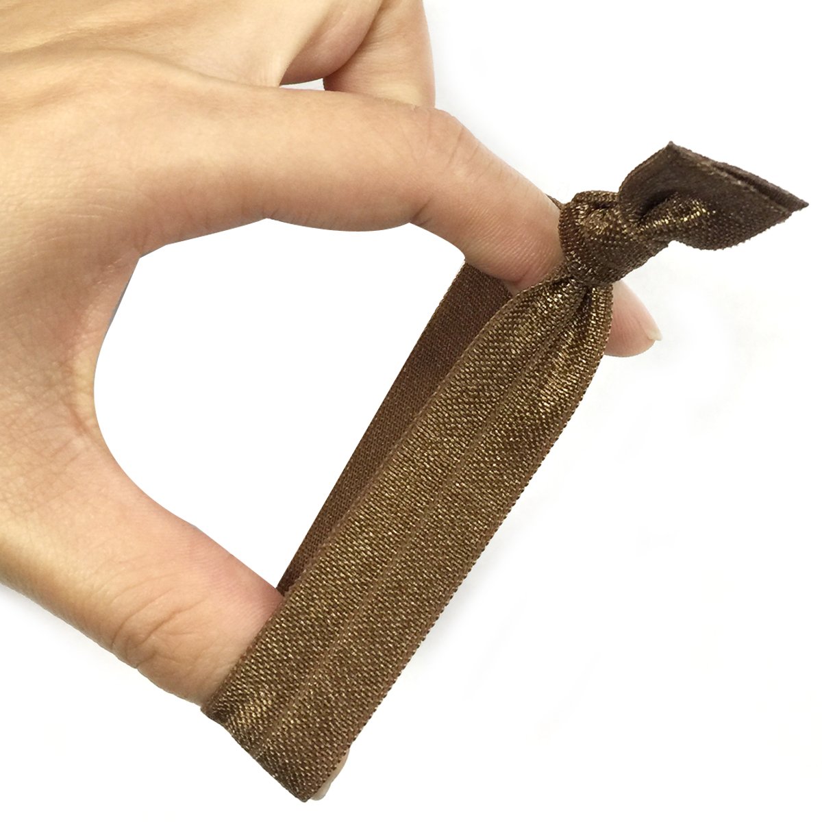 Allydrew 10 Pack No Crease Ouchless Elastic Hair Ties - Soft Ribbon Ponytail Holders for Women & Girls (Perfect for Workouts, School, and Everyday Styling)