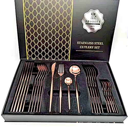 24 pcs Rose gold