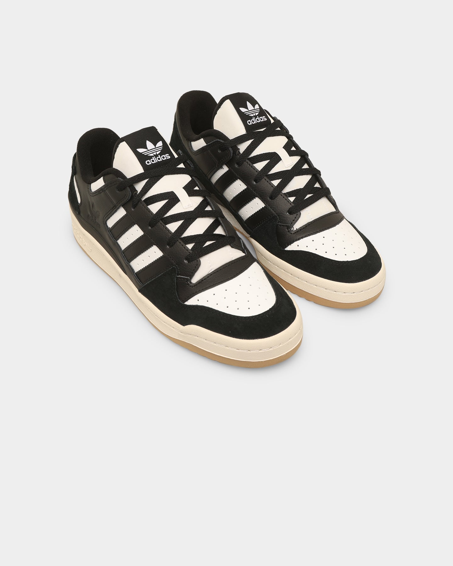 Adidas Forum Low CL Sneakers - Core Black/Ftwr White - Men's Casual Shoes for Streetwear & Everyday Comfort