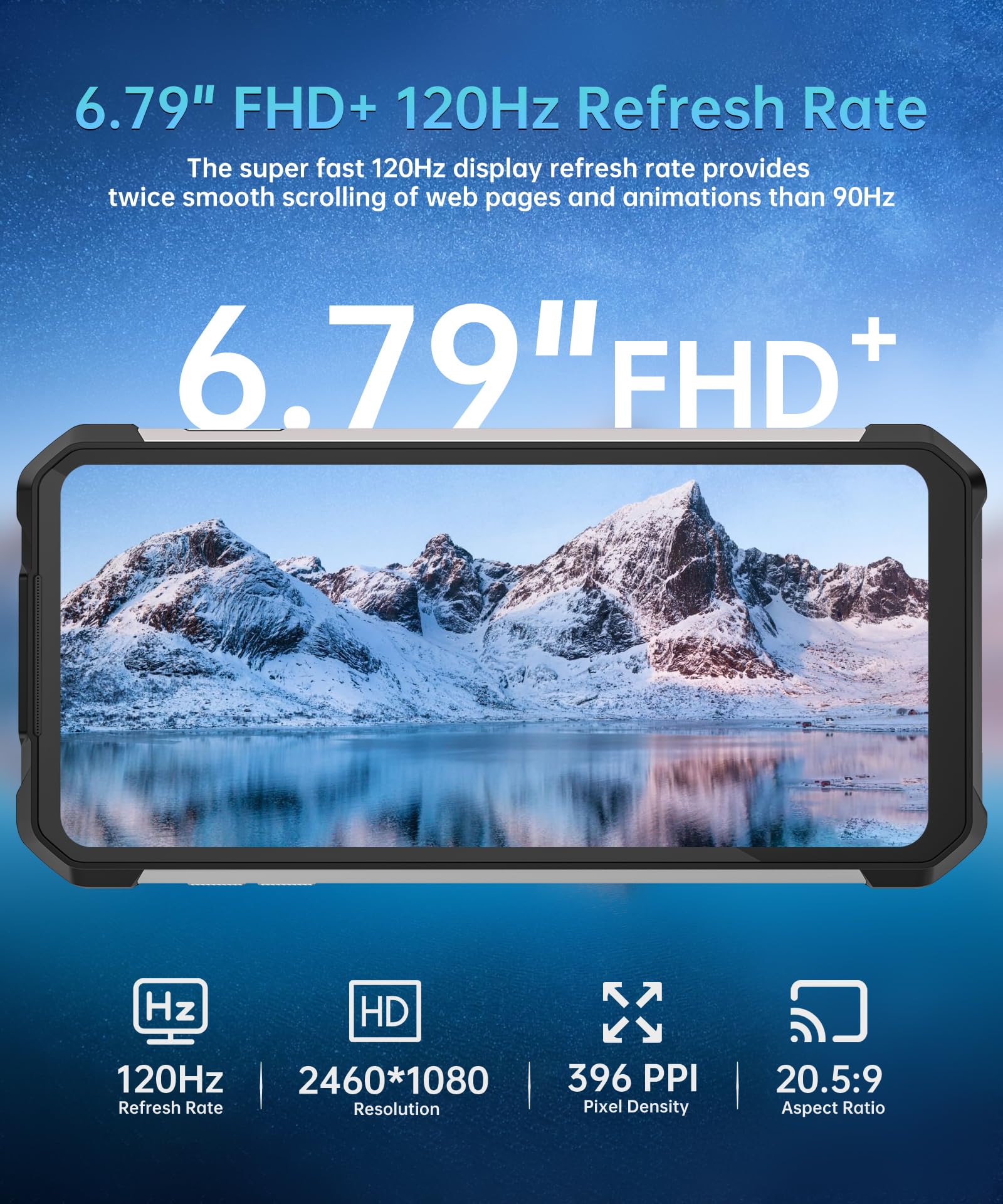 8849 Tank 3 Pro Rugged Smartphone - 23800mAh Battery, 5G Outdoor Projector Phone, 36GB RAM + 512GB ROM, 6.79