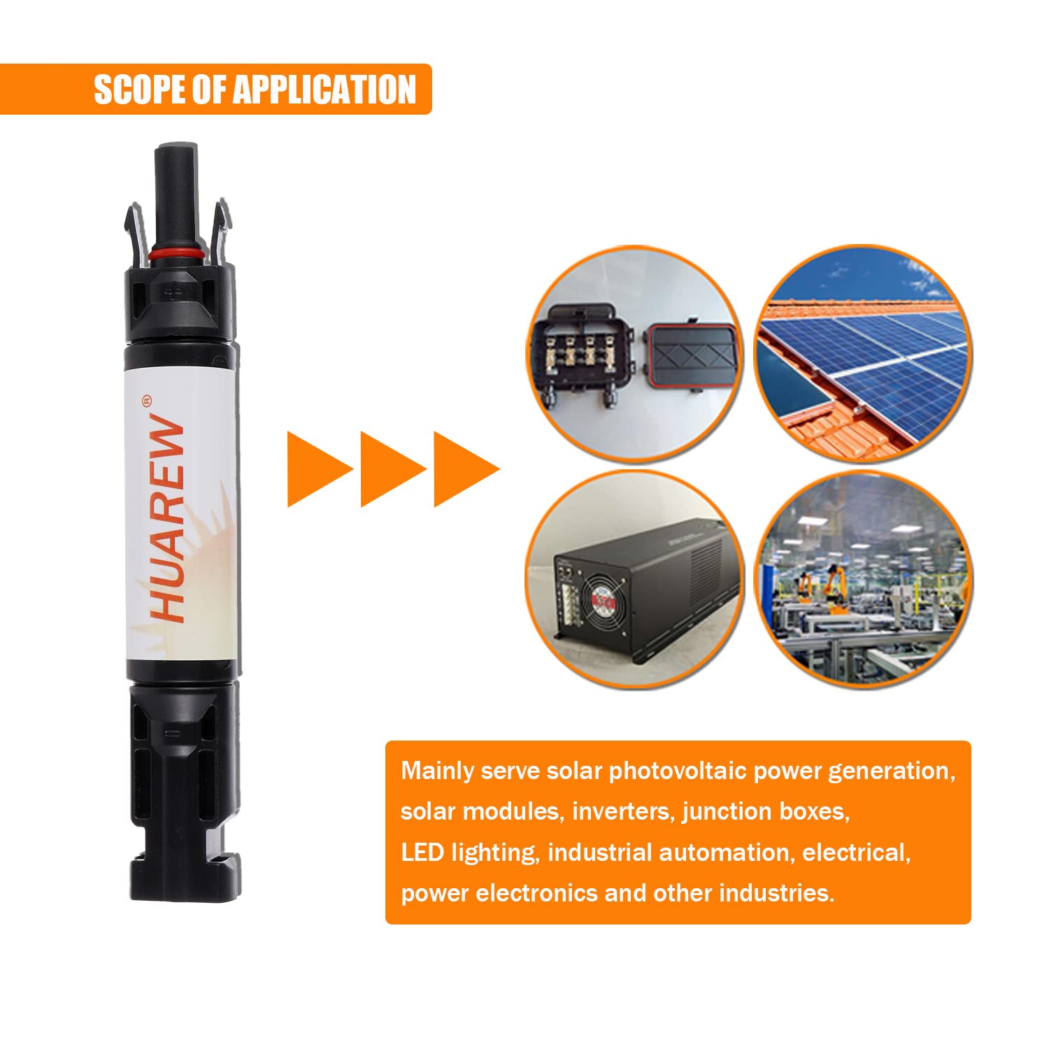 10A Waterproof In-Line Solar Fuse Holder with Fuse - 10 Amp PV Inline Fuse for Solar Panels, Controllers & Battery Systems - Black - Ideal for Off-Grid Solar Power & RV Applications