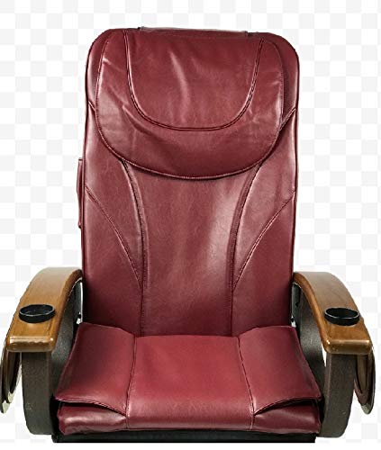 **ZKZ Pedicure Chair Massage Seat Cover with Bottom-Air Cushion – Salon & Spa Comfort (Burgundy) – Perfect for Nail Salons, Spas & Home Relaxation**