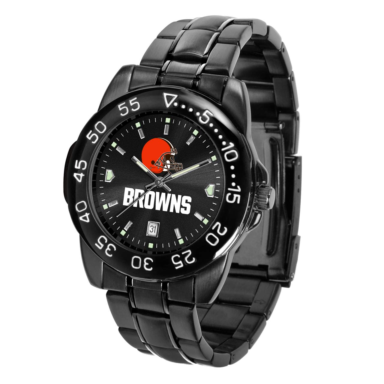 Game Time NFL Men's Fantom Wrist Watch - AnoChrome Black Sports Watch for Men - Perfect for Football Games, Gifts & Everyday Wear