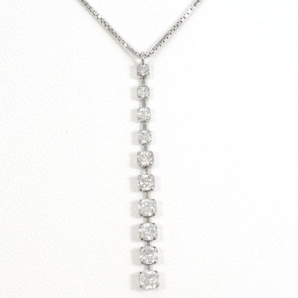 18K White Gold Diamond Pendant Necklace for Women - Elegant Fine Jewelry Gift for Anniversary, Wedding & Special Occasions
