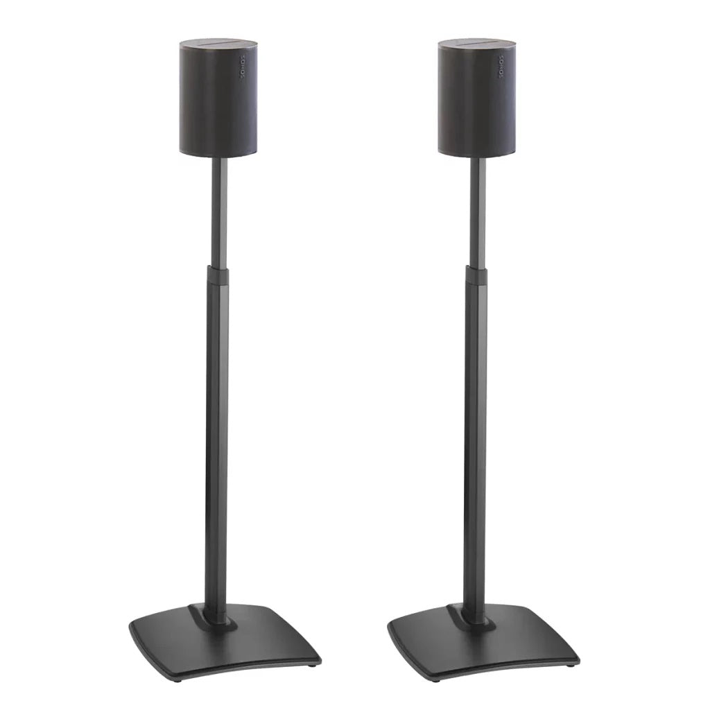 Sanus WSSE1A2 Adjustable Height Speaker Stands for Sonos Era 100 (Pair) - Perfect for Home Theater, Music Listening & Studio Setup