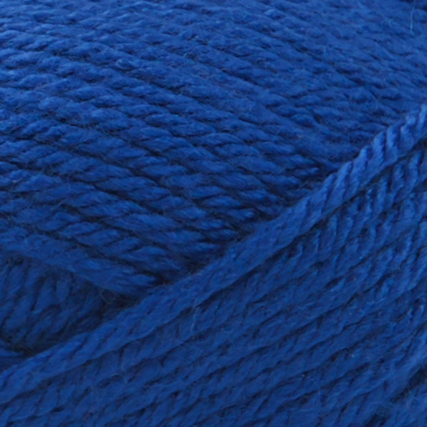 Lion Brand Yarn Basic Stitch Anti-Pilling Knitting & Crochet Yarn - 3-Pack Royal Blue - Soft DIY Yarn for Scarves, Blankets & Baby Clothes