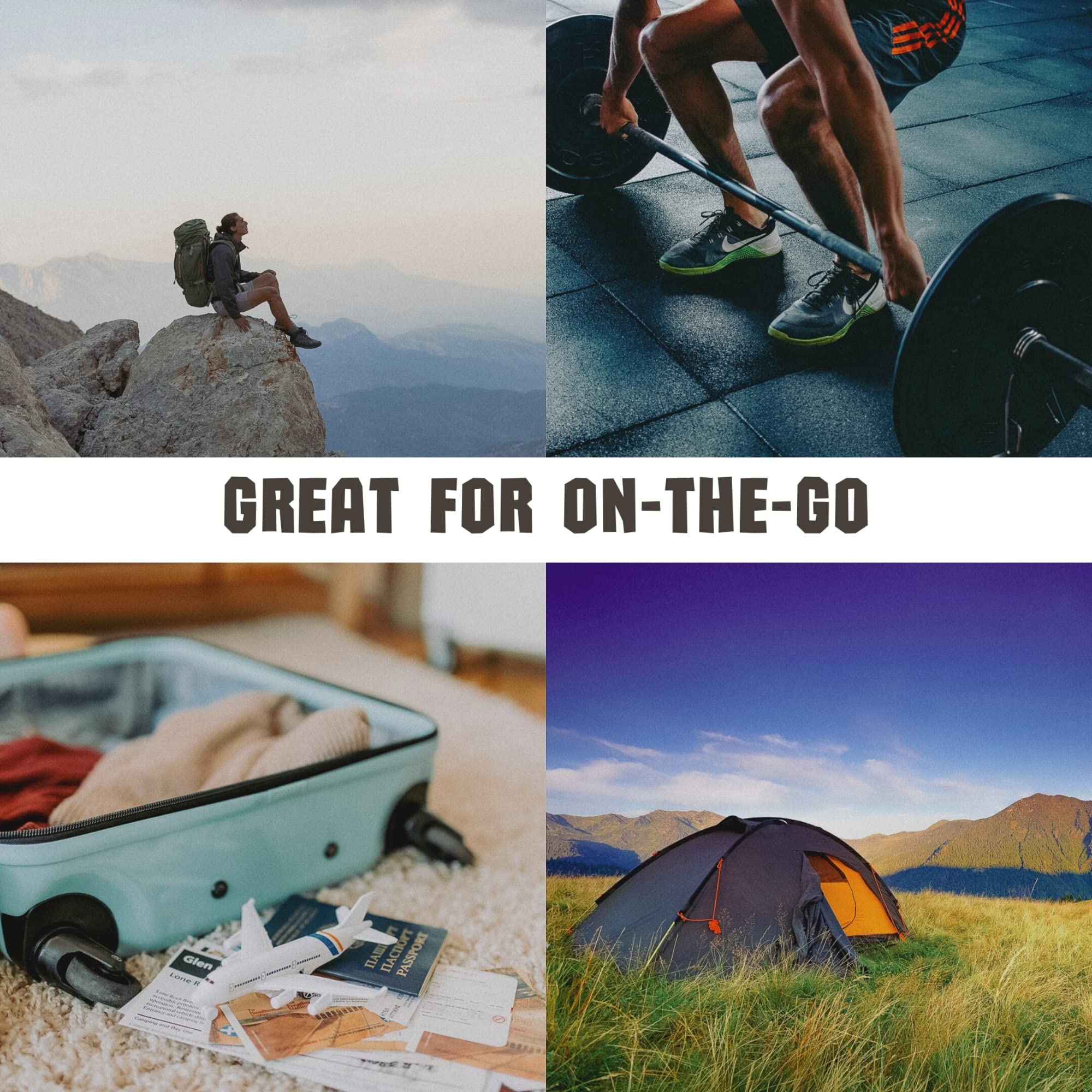 4-in-1 Shampoo & Conditioner Bar Set | Vegan Solid Hair Care Bars for Travel | Natural Moisturizing Shampoo & Conditioner Bars | Perfect Gift for Eco-Friendly Hair Care | Great for Camping, Gym & Sustainable Lifestyle