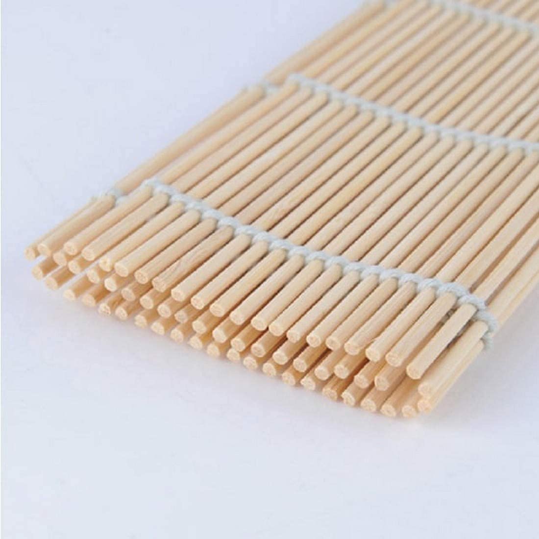 Premium Bamboo Sushi Rolling Mat - 9.5 Inch Japanese Sushi Maker Kit for Perfect Homemade Sushi, Maki Rolls & Hand Rolls - Ideal for Sushi Parties, Meal Prep & Asian Cooking